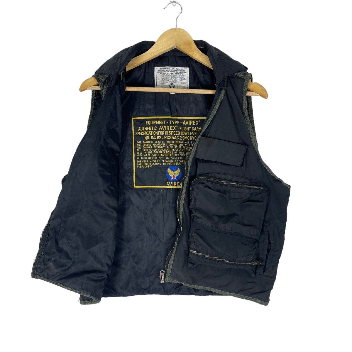 Avirex ☀️AVIREX USN MULTI POCKET TACTICAL HOODIE ISSUE VEST Size US L / EU 52-54 / 3 - 7 Thumbnail