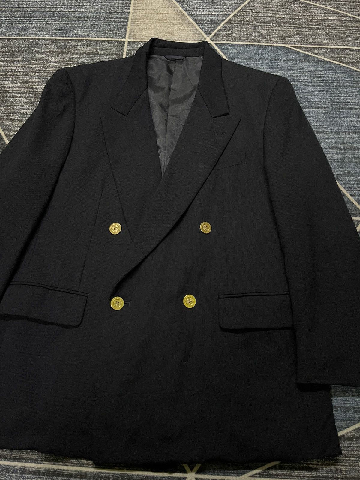 Balenciaga BALENCIAGA BUTTON GOLD BLAZERS Size 40R - 2 Thumbnail