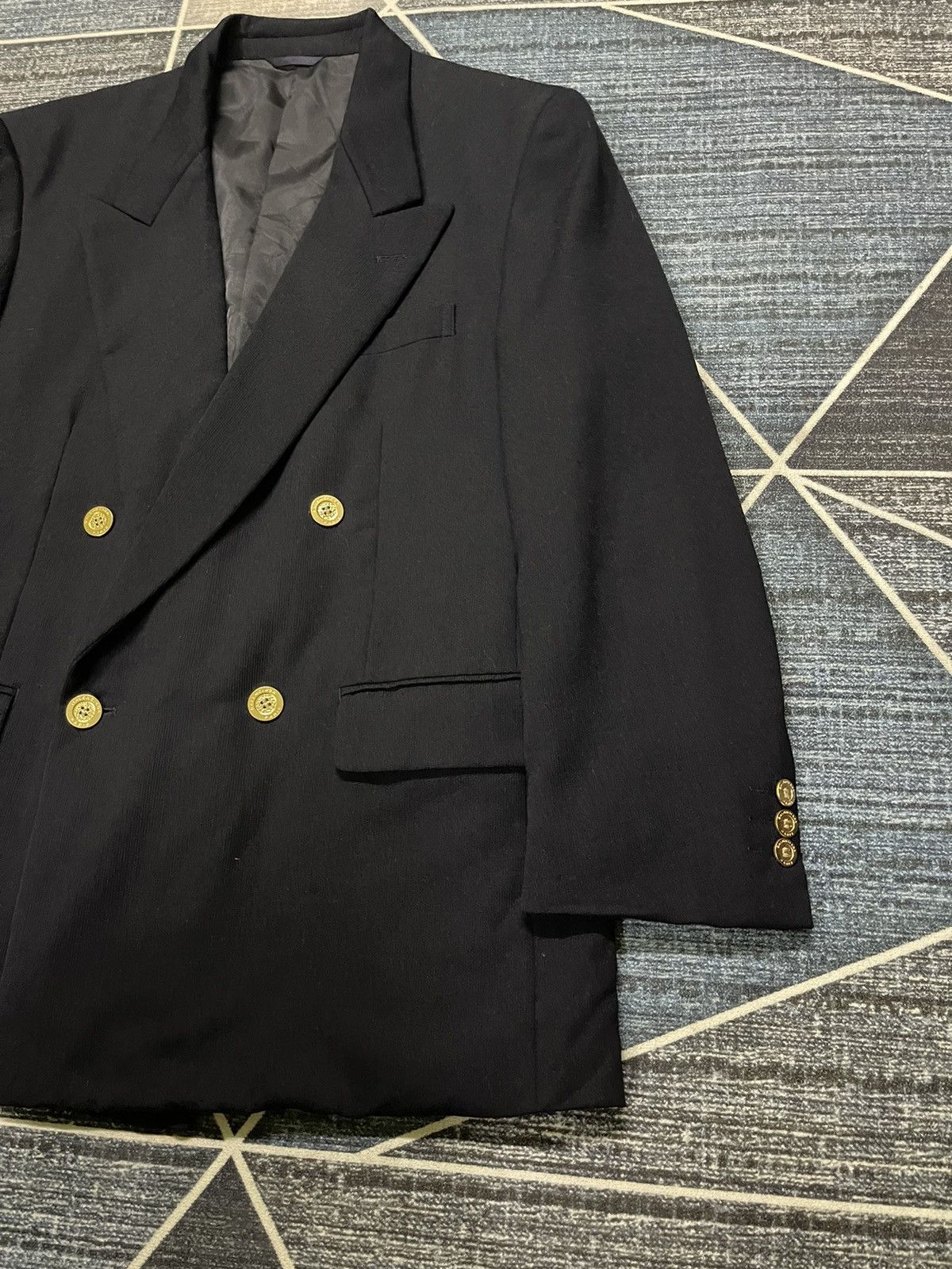 Balenciaga BALENCIAGA BUTTON GOLD BLAZERS Size 40R - 4 Thumbnail