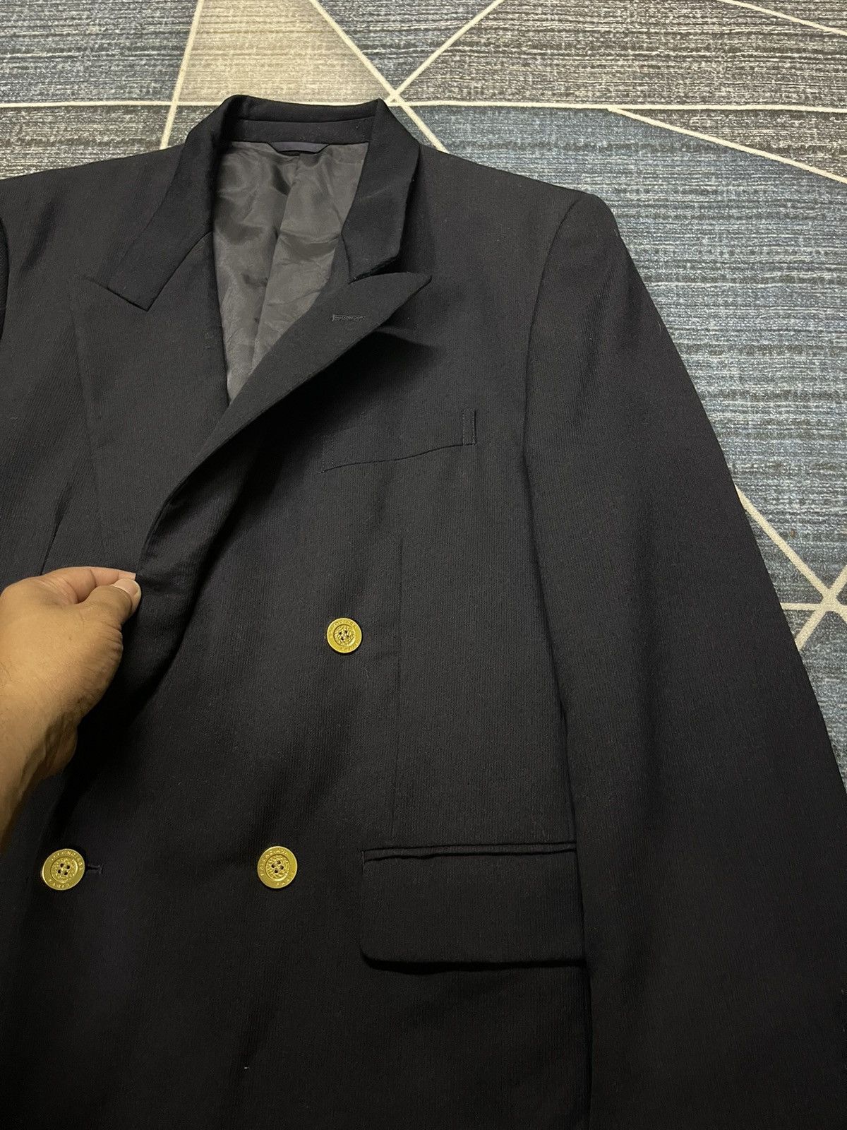Balenciaga BALENCIAGA BUTTON GOLD BLAZERS Size 40R - 5 Thumbnail