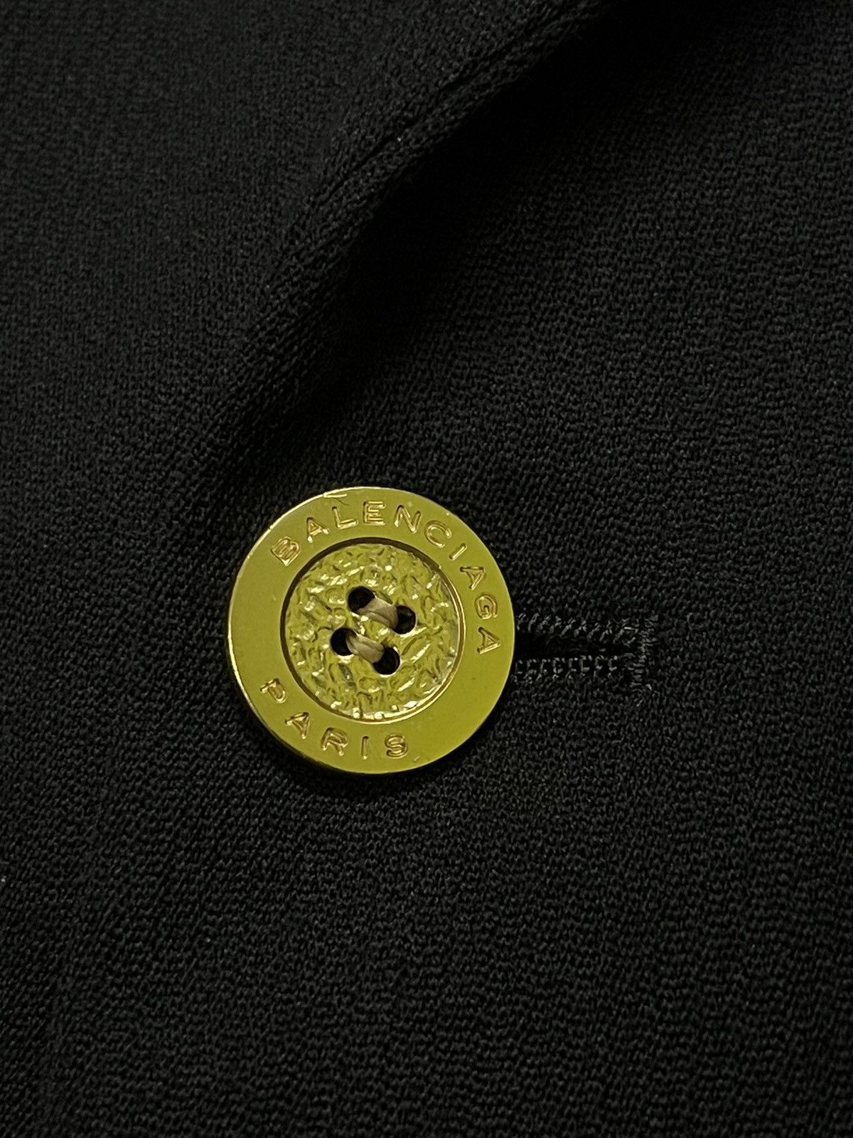 Balenciaga BALENCIAGA BUTTON GOLD BLAZERS Size 40R - 6 Thumbnail