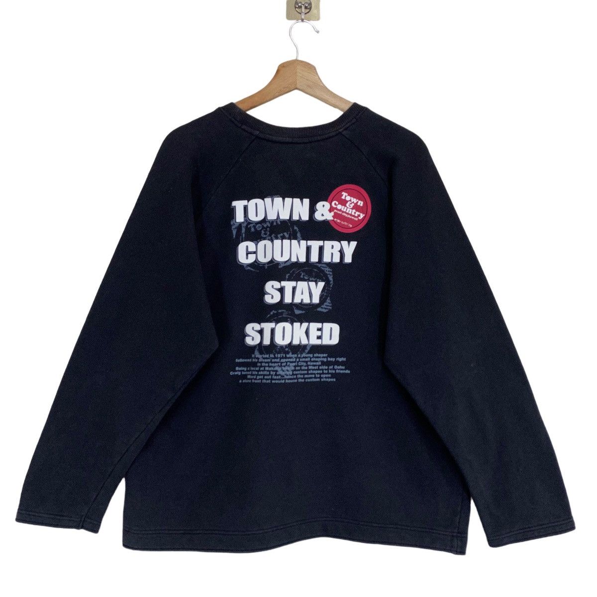 Japanese Brand × Vintage Vintage TnC Hawaii Surf Design Big Logo Crewneck Sweatshirt Size US L / EU 52-54 / 3 - 1 Thumbnail