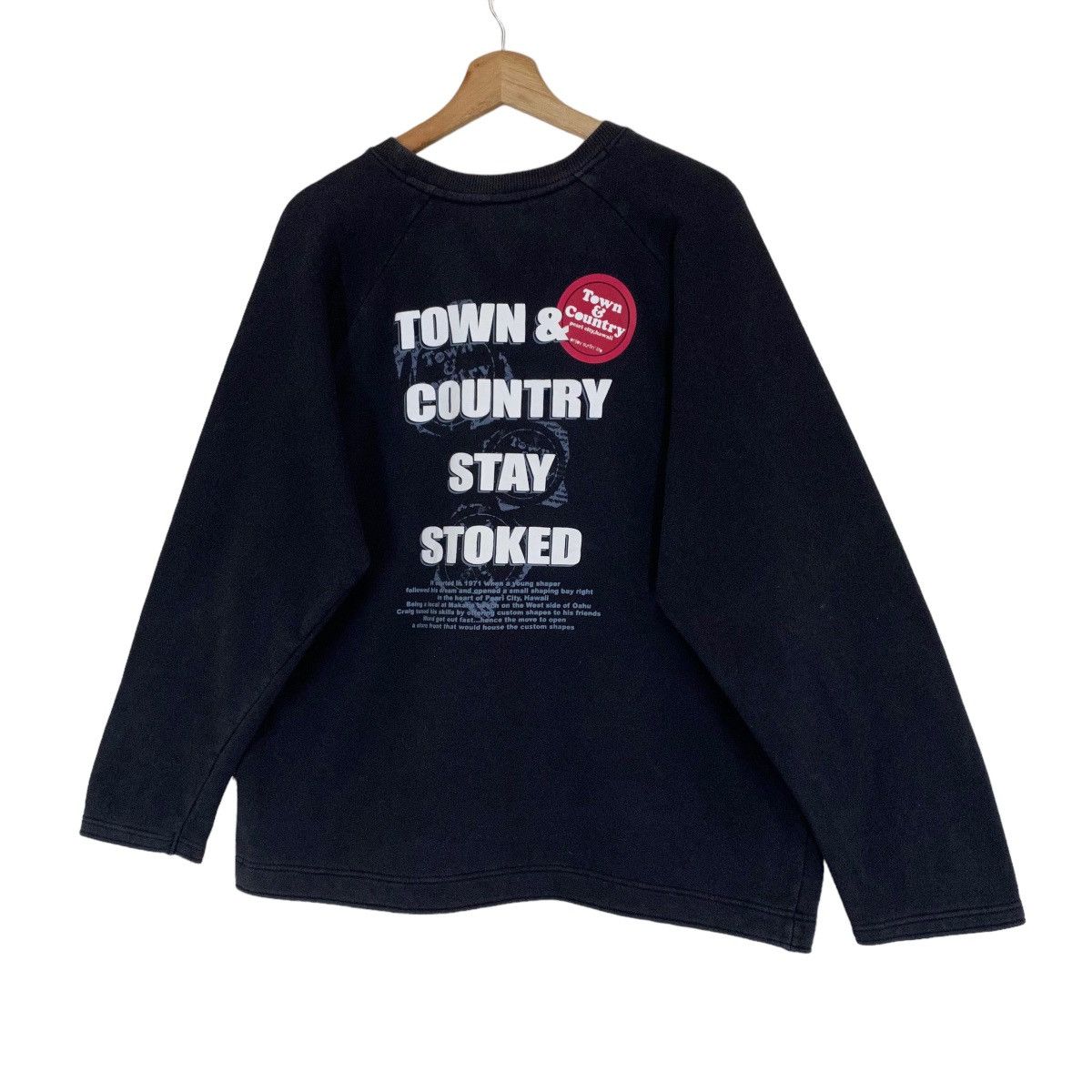 Japanese Brand × Vintage Vintage TnC Hawaii Surf Design Big Logo Crewneck Sweatshirt Size US L / EU 52-54 / 3 - 3 Thumbnail