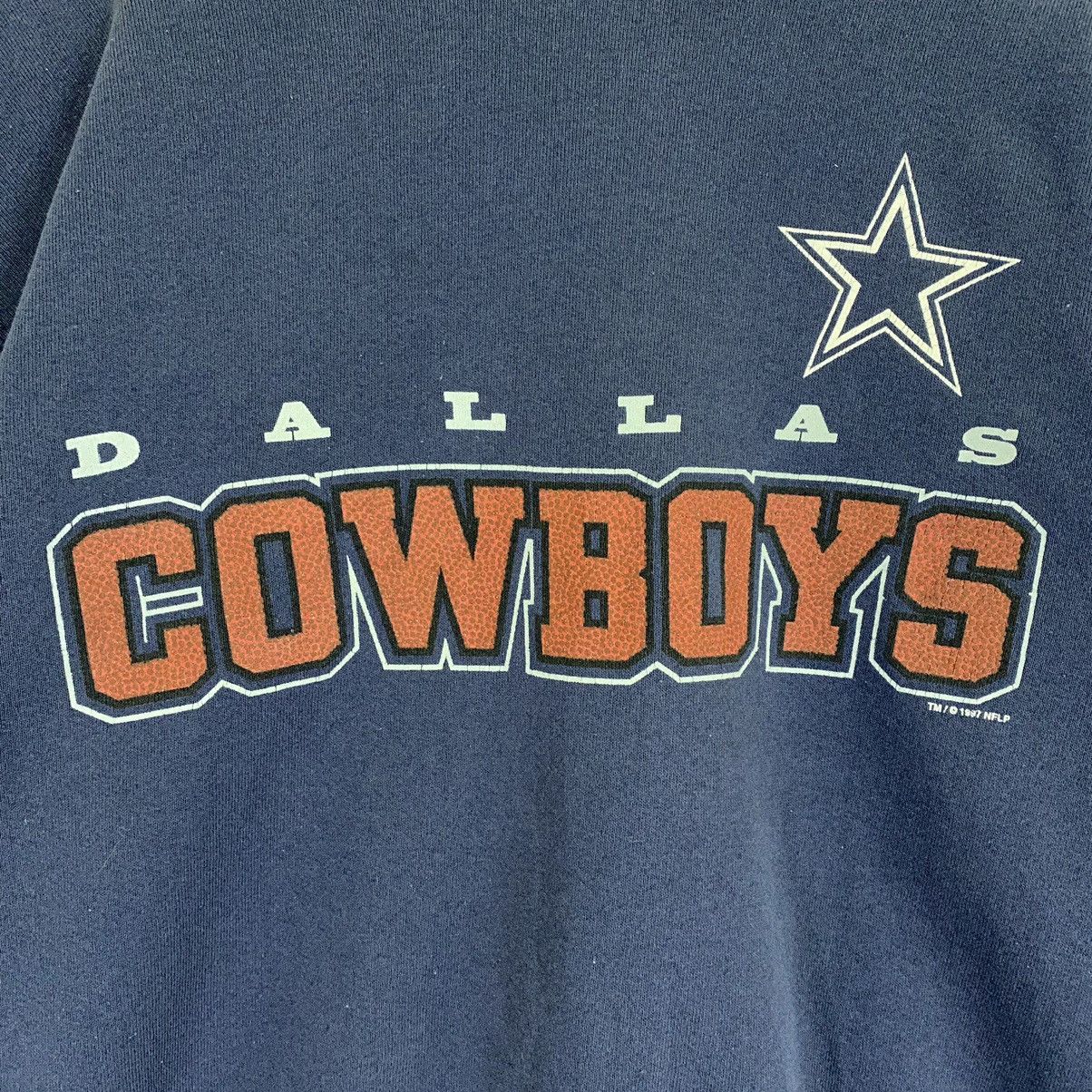 NFL Vintage 90s Dallas Cowboy Big Logo Crewneck Sweatshirt Size US M / EU 48-50 / 2 - 5 Thumbnail