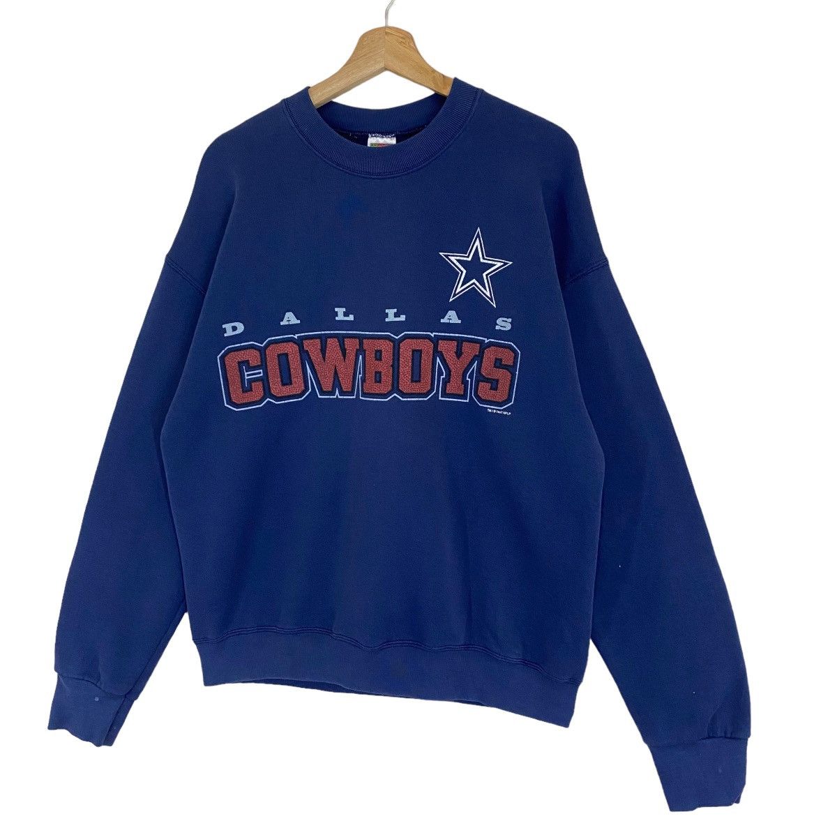 NFL Vintage 90s Dallas Cowboy Big Logo Crewneck Sweatshirt Size US M / EU 48-50 / 2 - 3 Thumbnail