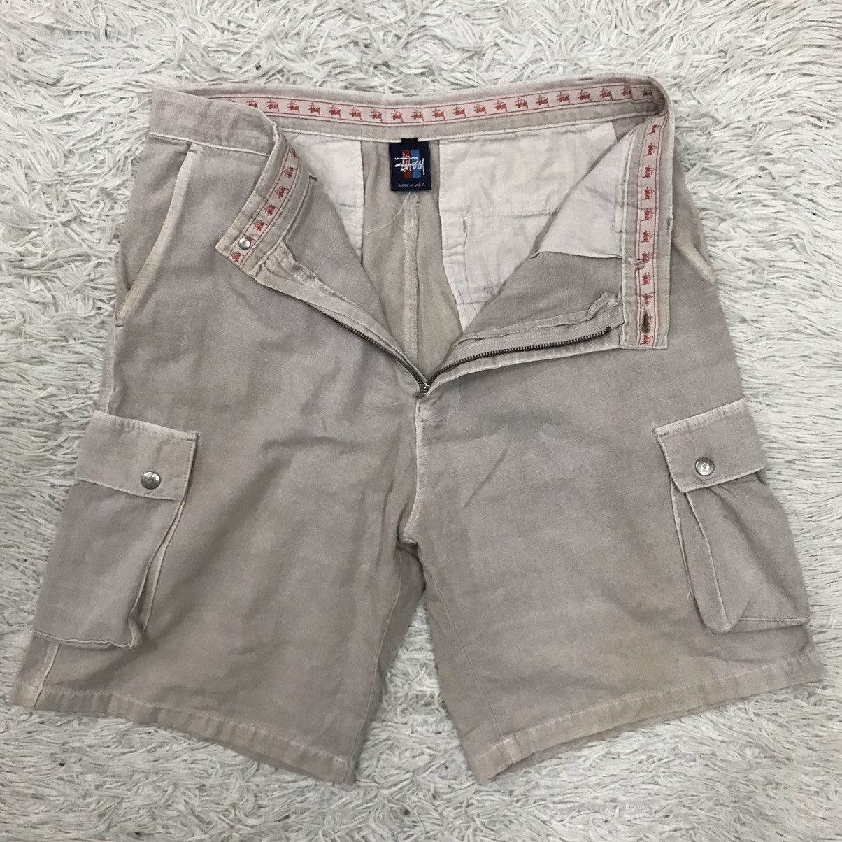 Stussy × Vintage Vintage 90s Stussy Outdoor Kargo Short