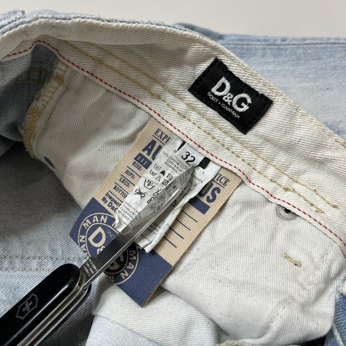 Dolce & Gabbana Amiri like Dolce gabbana distressed vintage denim jeans DG Size US 32 / EU 48 - 6 Thumbnail
