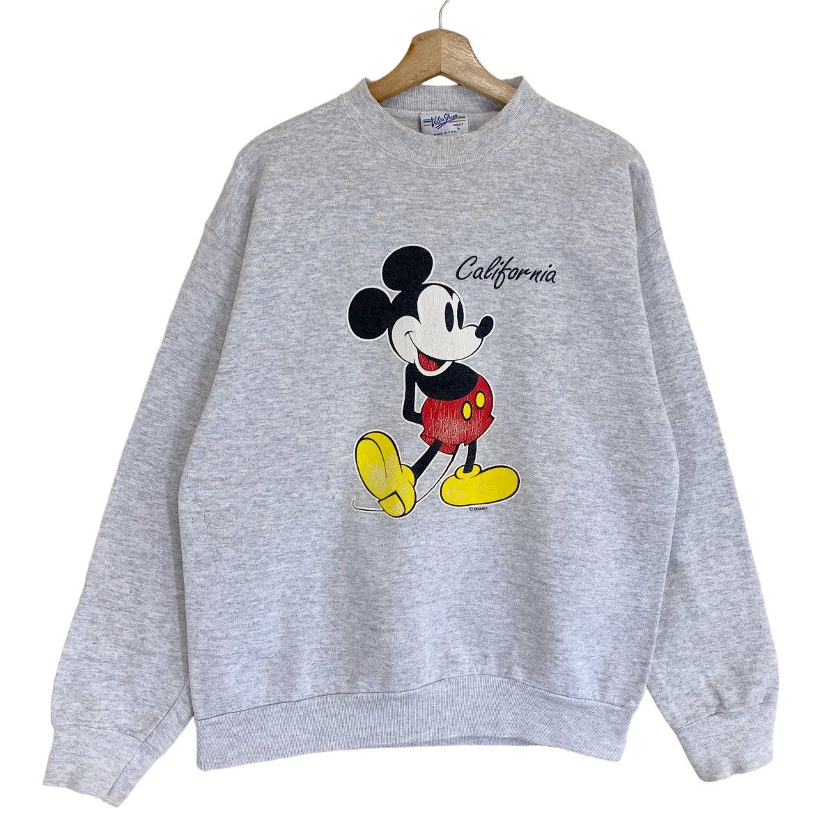 Japanese Brand × Mickey Mouse × Vintage Vintage 90s Mickey Mouse Big Logo Crewneck Sweatshirt Size M Size US M / EU 48-50 / 2 - 1 Thumbnail