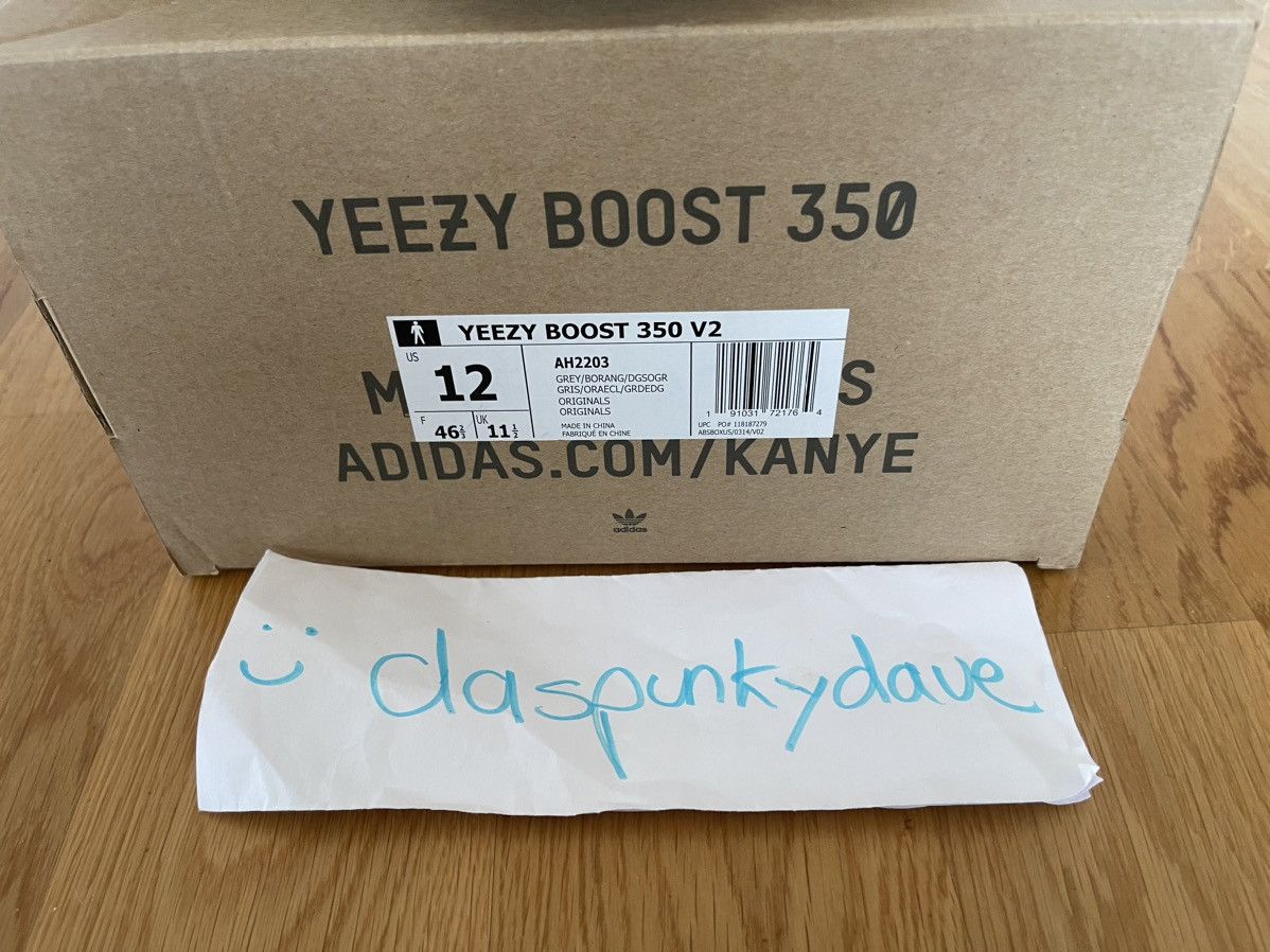 Adidas × Kanye West Adidas Yeezy Boost 350 V2 Size US 12 / EU 45 - 8 Thumbnail