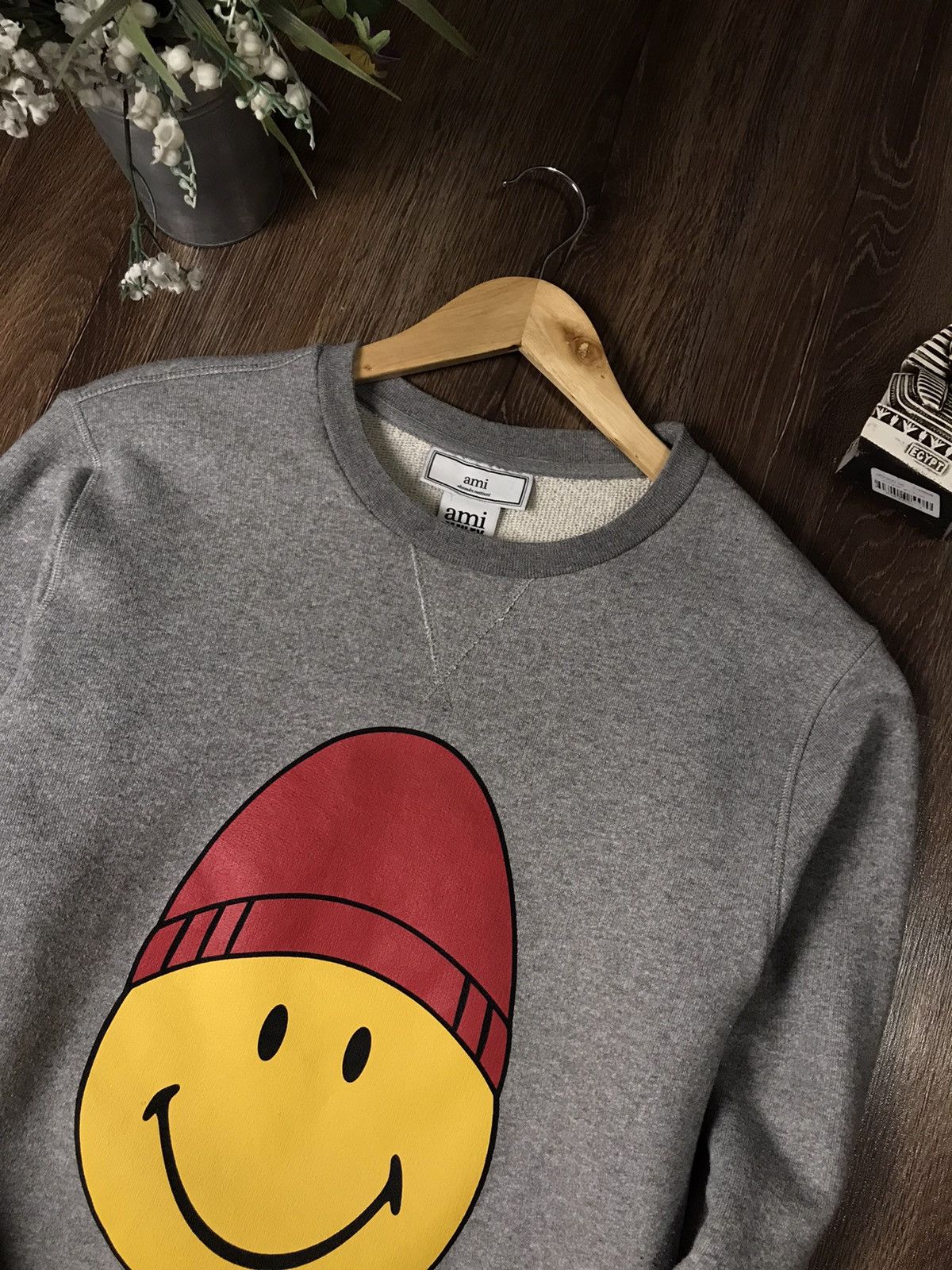 AMI Ami Aleksandre Mattiussi Smiley World’s sweatshirt Size US M / EU 48-50 / 2 - 2 Thumbnail