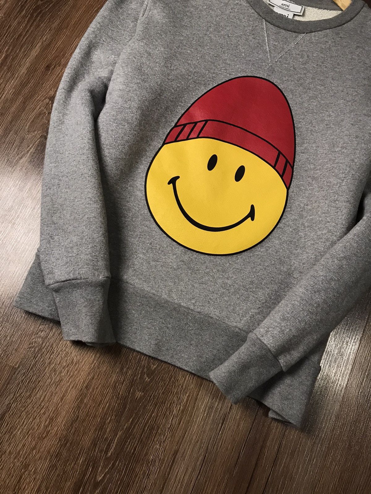 AMI Ami Aleksandre Mattiussi Smiley World’s sweatshirt Size US M / EU 48-50 / 2 - 3 Thumbnail