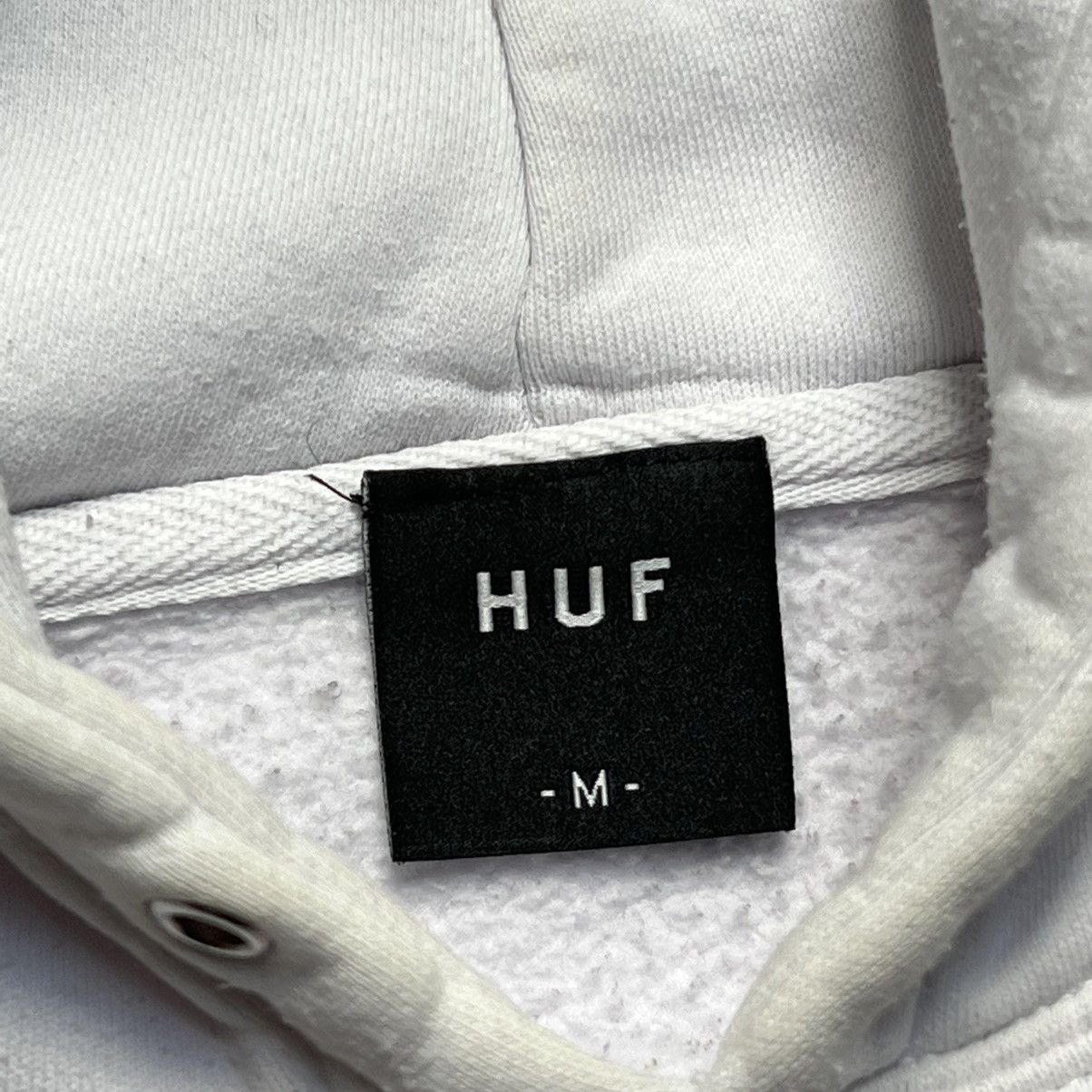 Huf × Thrasher White Hoodie Thrasher x Huf Worldwide Size US M / EU 48-50 / 2 - 6 Thumbnail