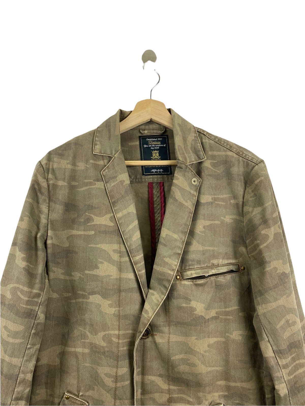 Japanese Brand Kissmark military design jacket style Size US L / EU 52-54 / 3 - 6 Thumbnail