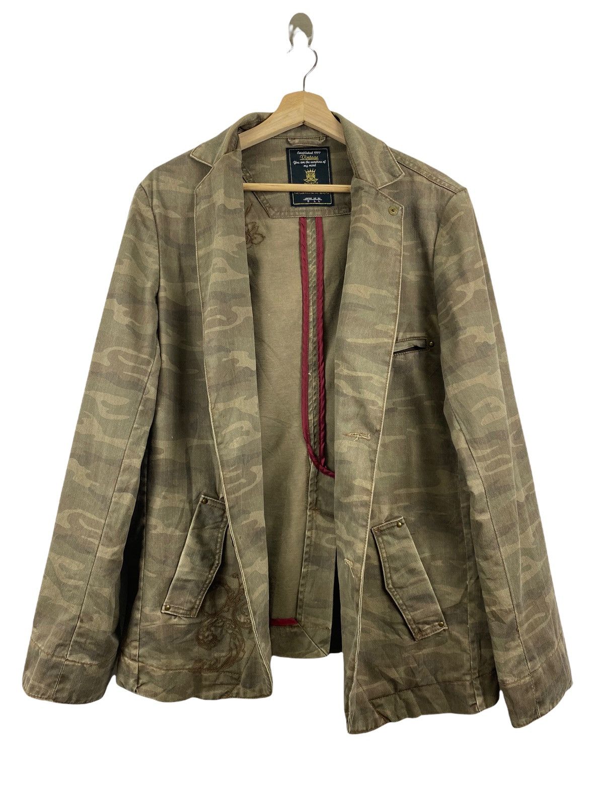 Japanese Brand Kissmark military design jacket style Size US L / EU 52-54 / 3 - 4 Thumbnail