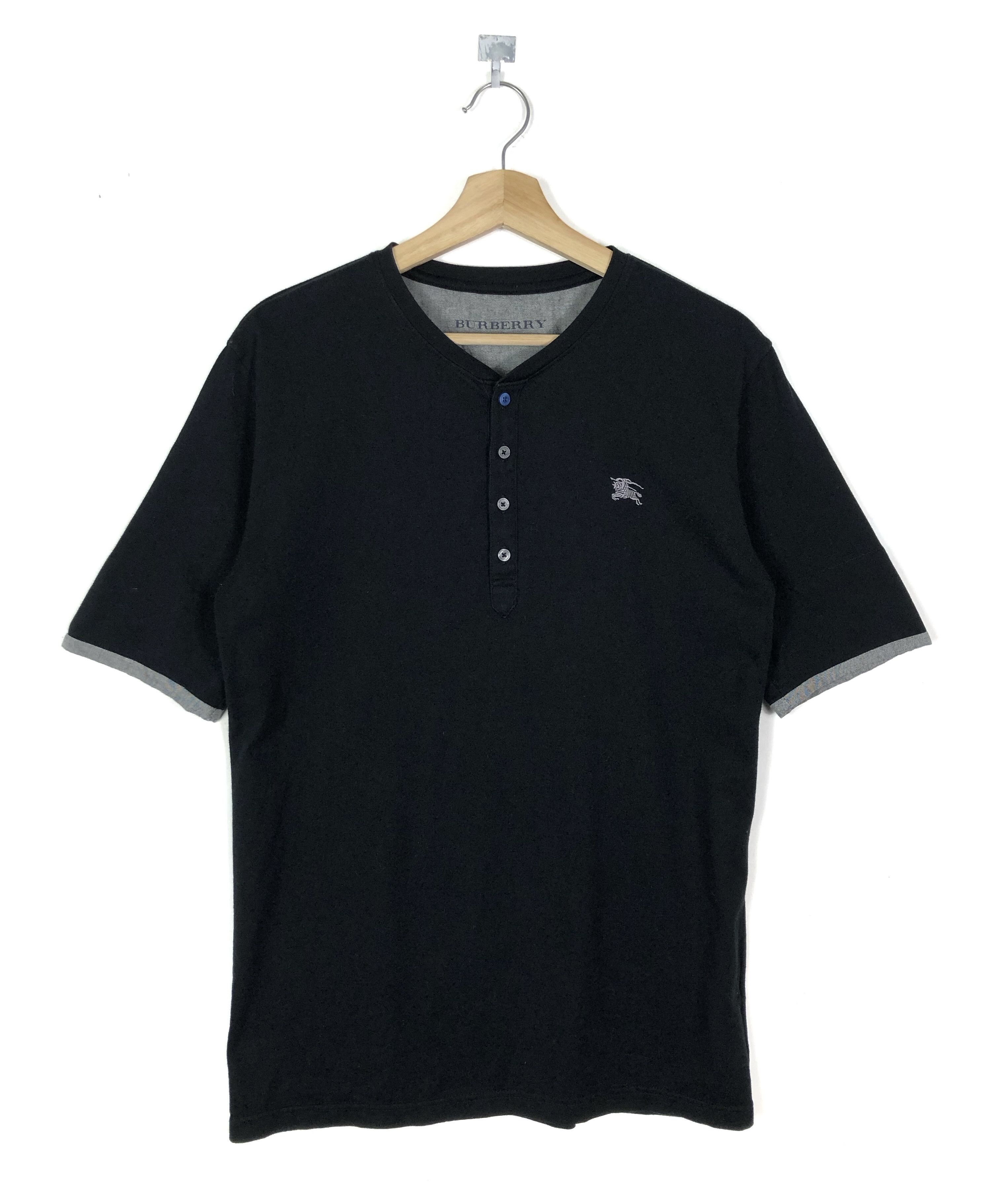 トップス BURBERRY BLACK LABEL Burberry black label t shirt clearance