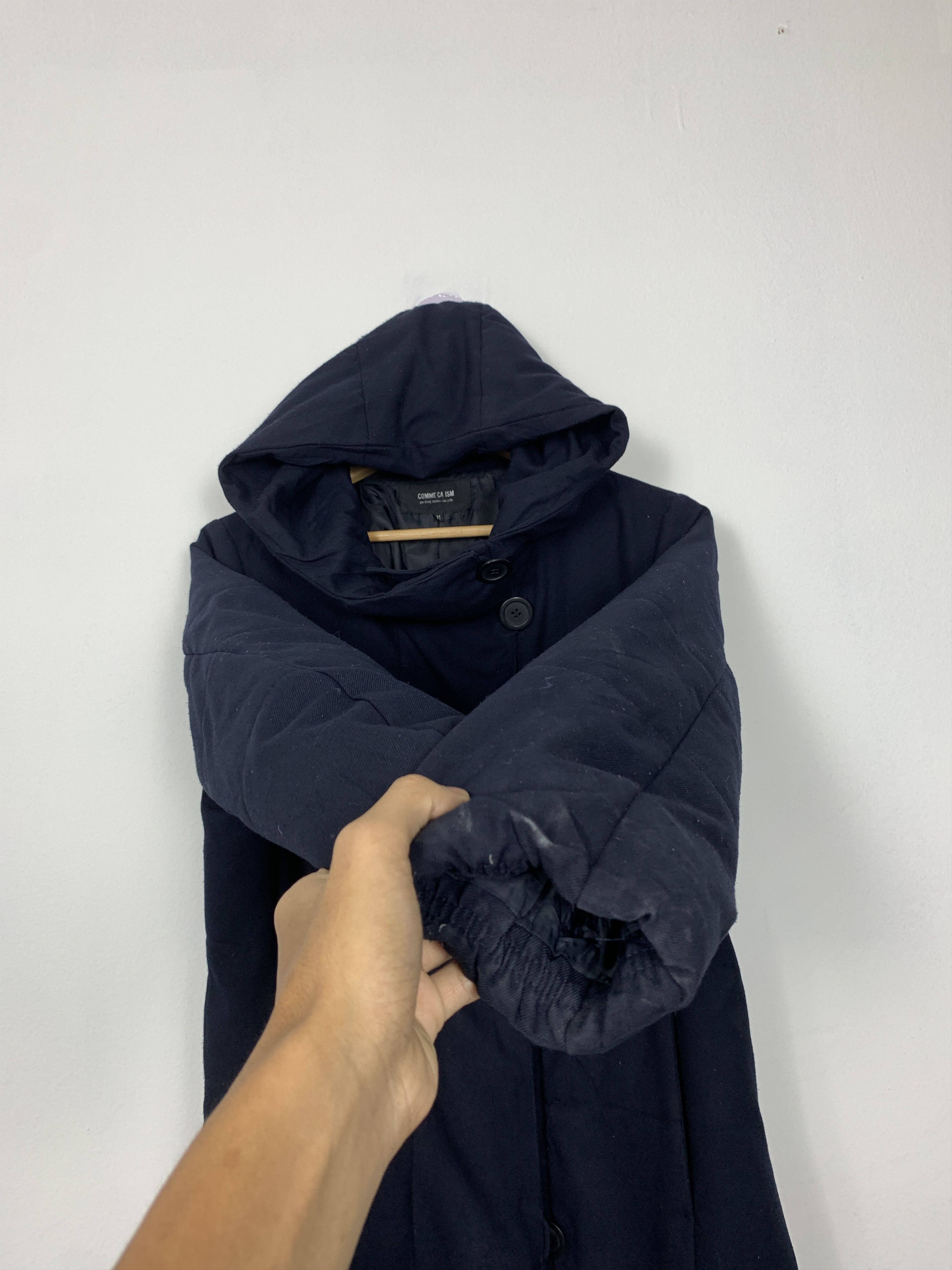 Vintage COMME CA ISM Zip Up Hoodie Jacket J0952