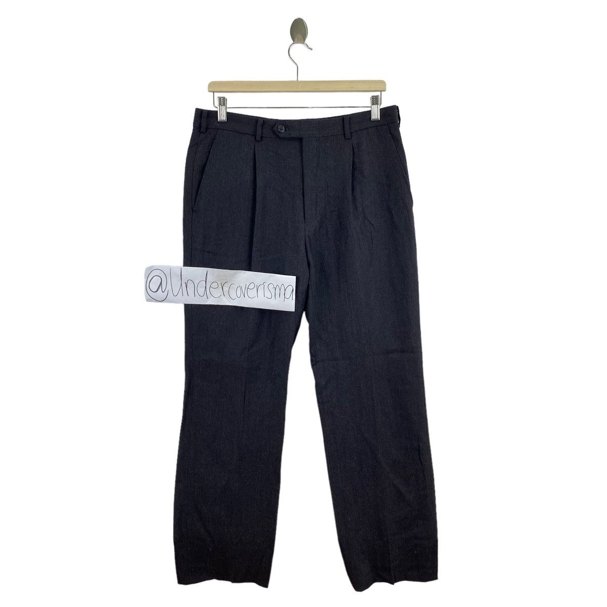 Vintage Vintage MARIE CLAIRE HOMME Straight Cut Casual Trousers Pant Size US 32 / EU 48 - 1 Thumbnail