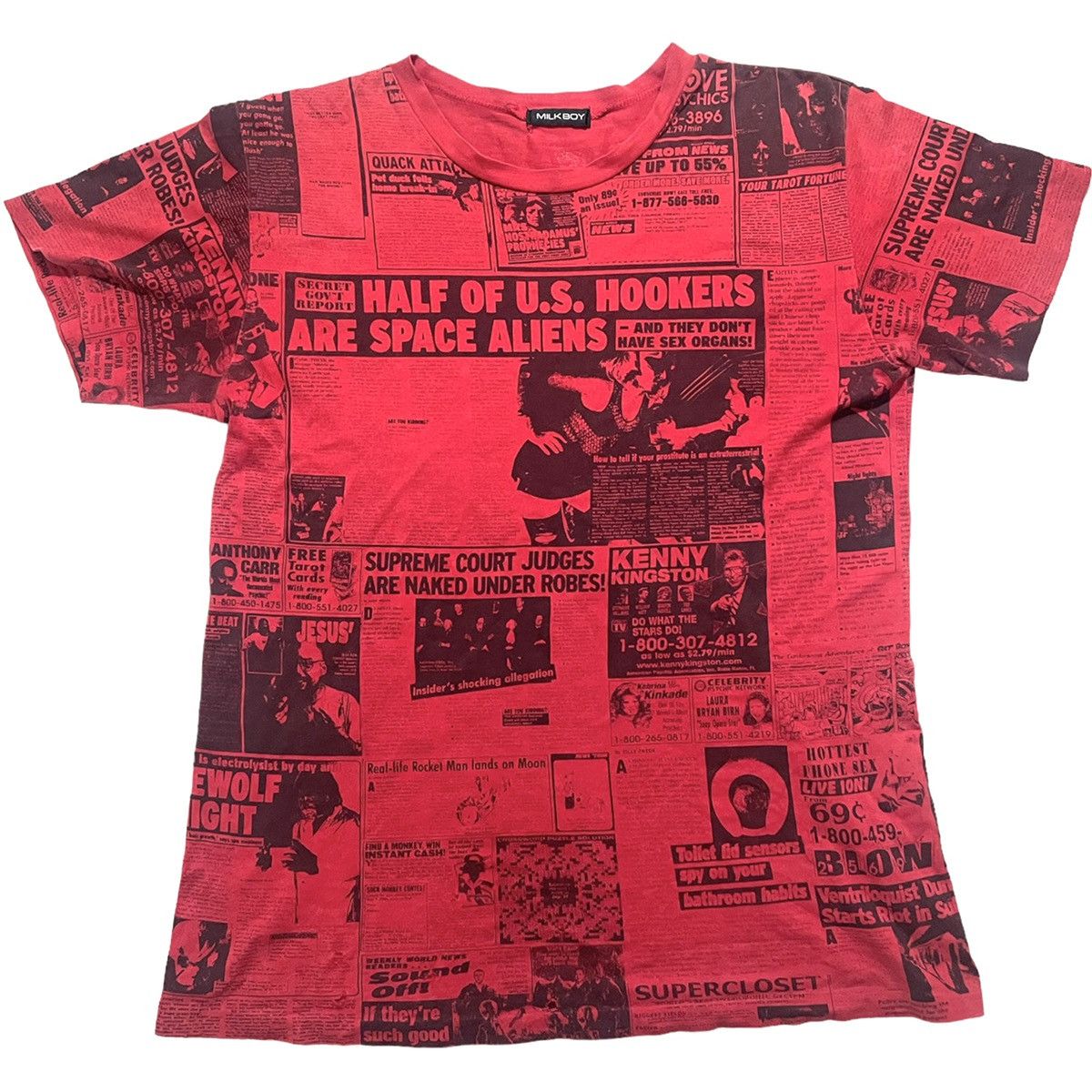 20471120 × Japanese Brand MILK BOY graphic tshirt Size US M / EU 48-50 / 2 - 1 Thumbnail