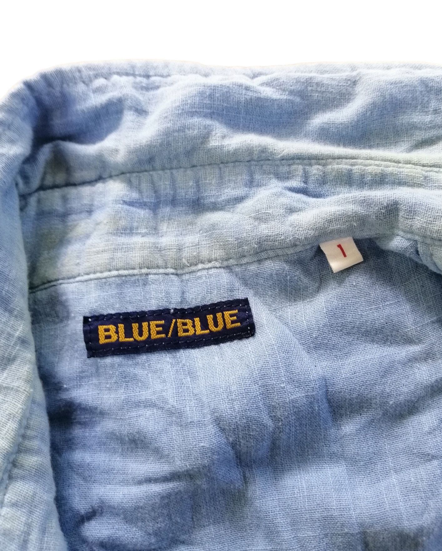 Blue Blue Japan Vintage Blue Blue Japan Button Up Pearl Snap Shirt Size US S / EU 44-46 / 1 - 11 Thumbnail