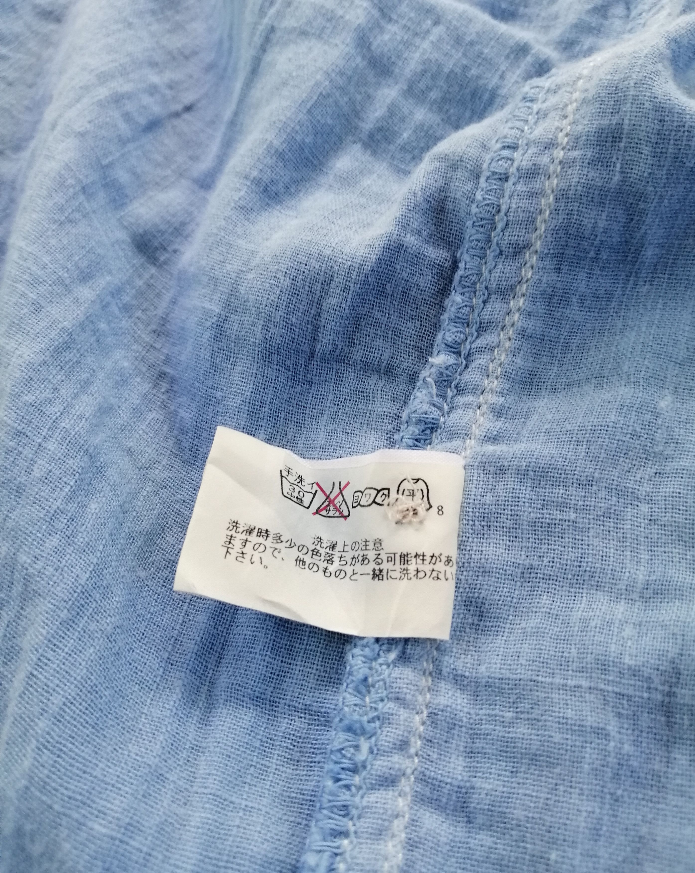 Blue Blue Japan Vintage Blue Blue Japan Button Up Pearl Snap Shirt Size US S / EU 44-46 / 1 - 14 Thumbnail