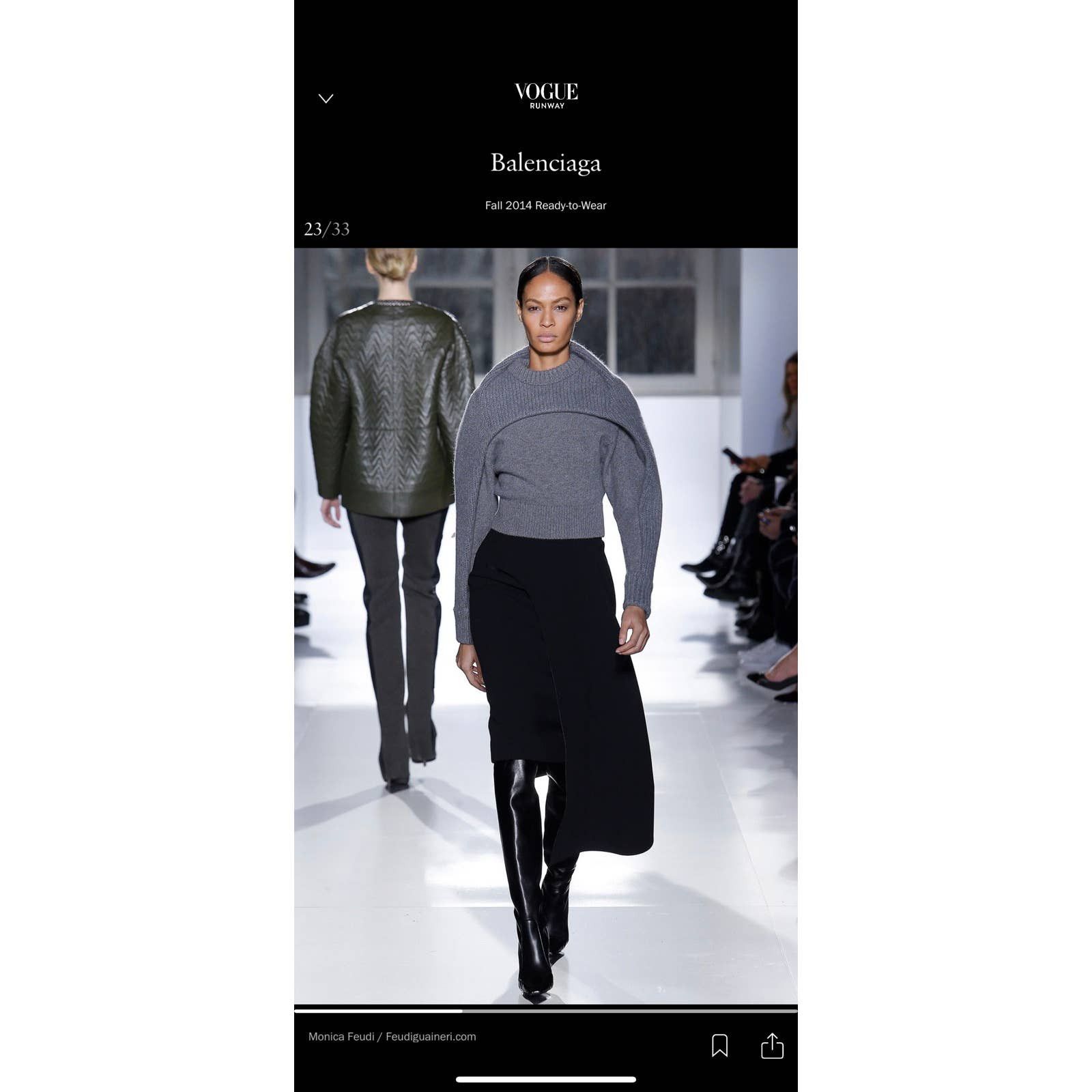 Balenciaga Draped kilted runway Trouser Size US 27 - 2 Thumbnail