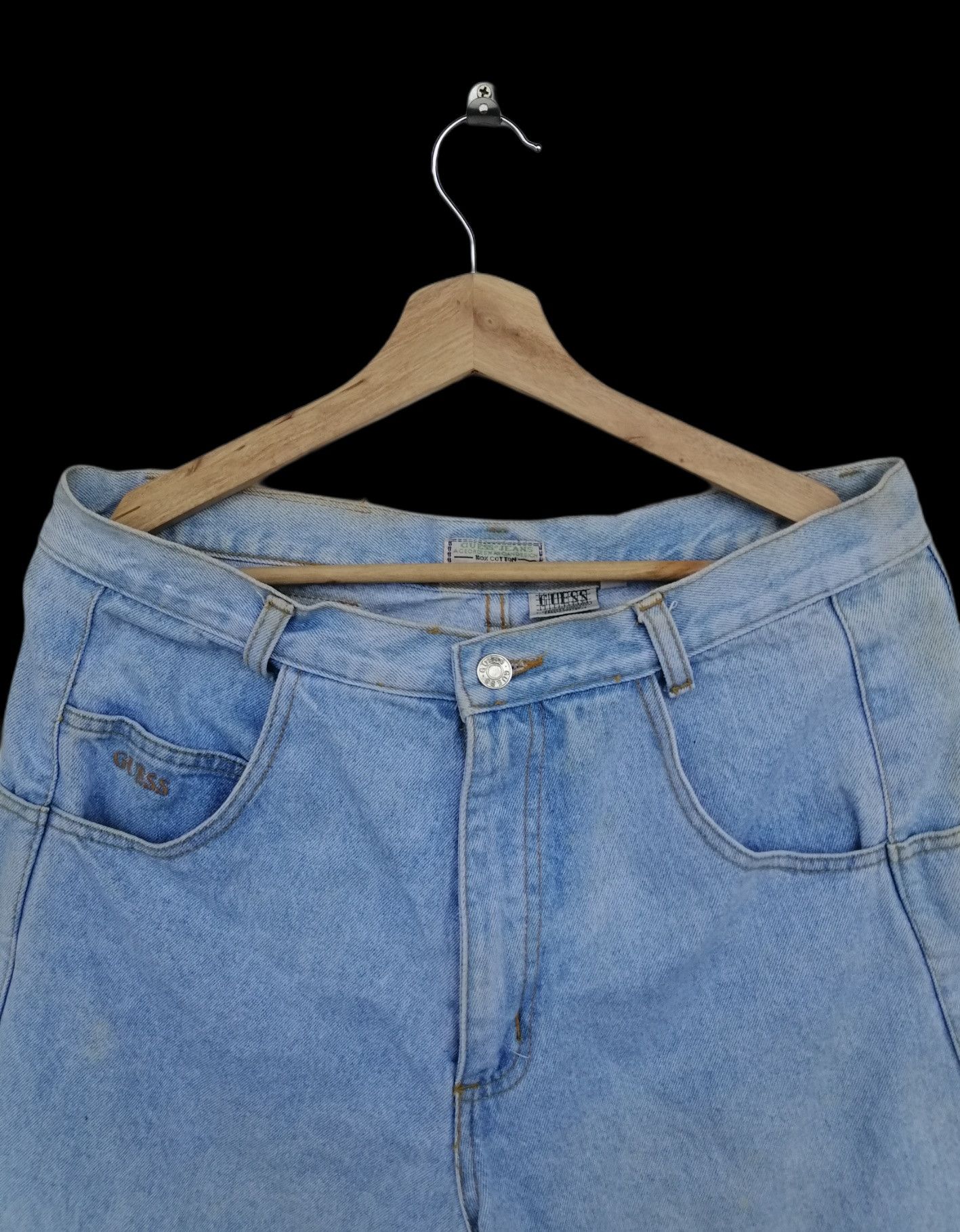 Guess Vintage GUESS by Georges Marciano Short Pant jeans Size US 34 / EU 50 - 3 Thumbnail