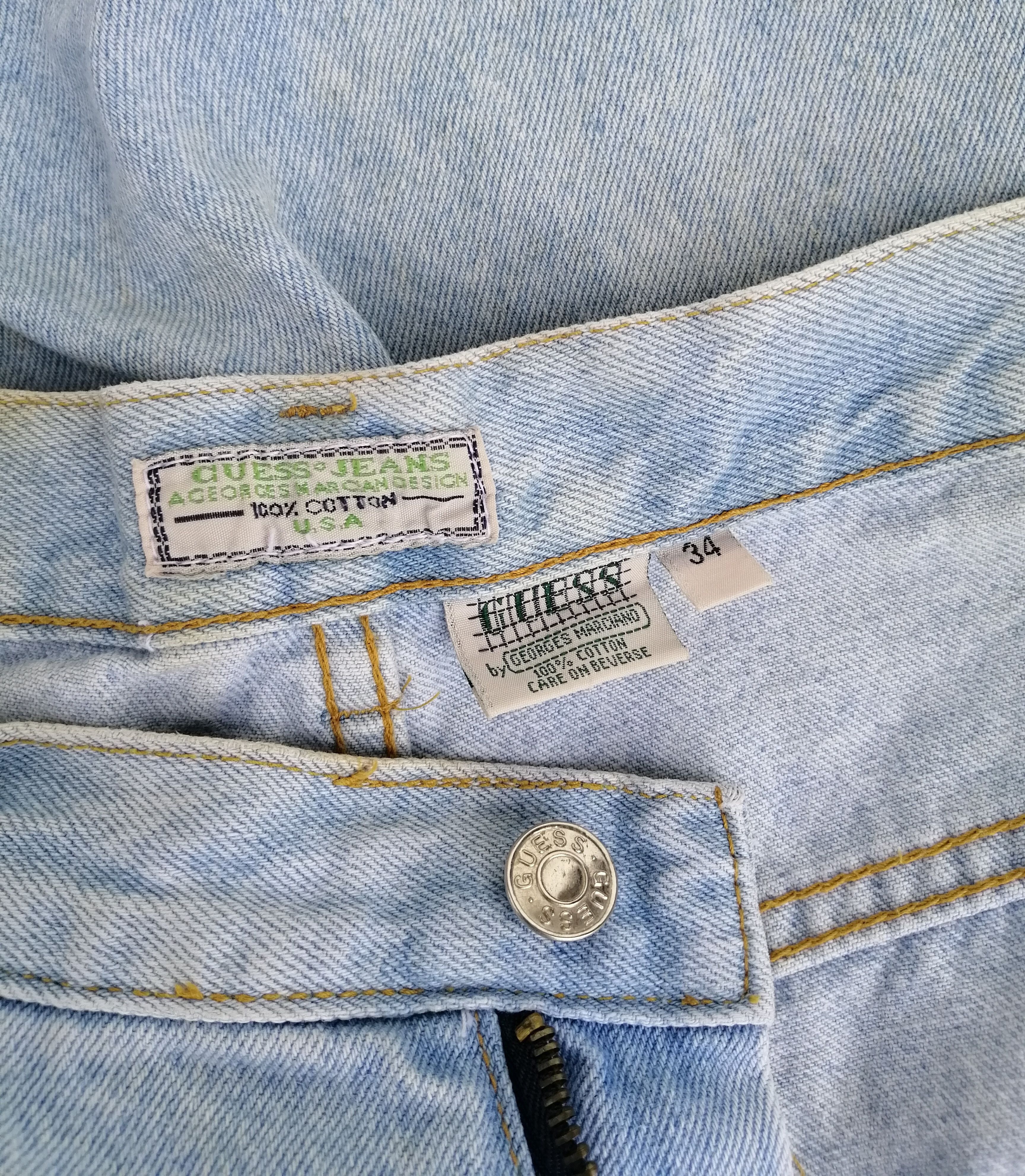 Guess Vintage GUESS by Georges Marciano Short Pant jeans Size US 34 / EU 50 - 13 Thumbnail