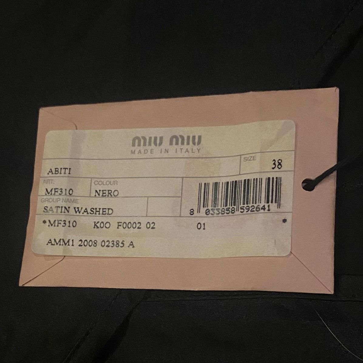 Miu Miu Miu Miu Black Washed Satin Blouse Size S / US 4 / IT 40 - 6 Thumbnail