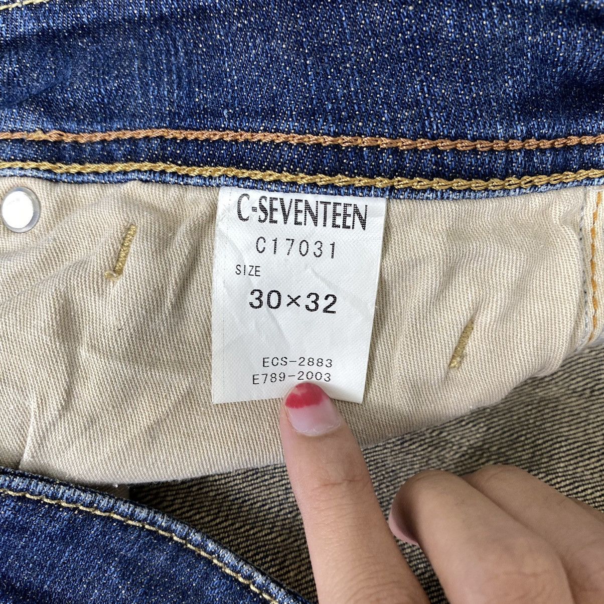 Vintage C-SEVENTEEN Europe Brand Boot Cut Denim Jeans Trousers Pant Size 29" - 6 Thumbnail
