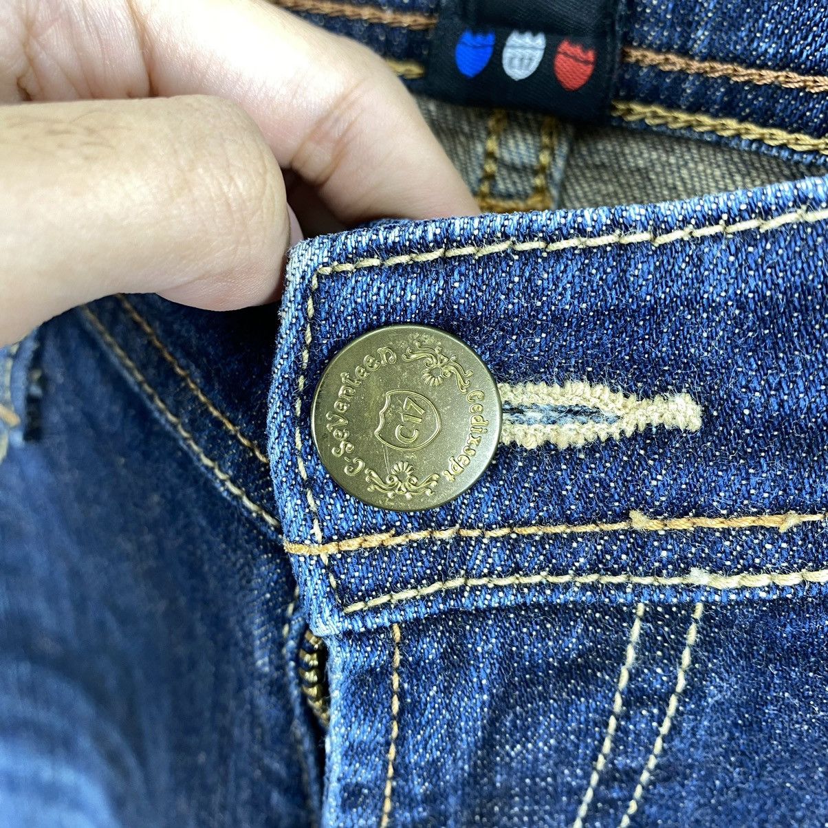 Vintage C-SEVENTEEN Europe Brand Boot Cut Denim Jeans Trousers Pant Size 29" - 3 Thumbnail