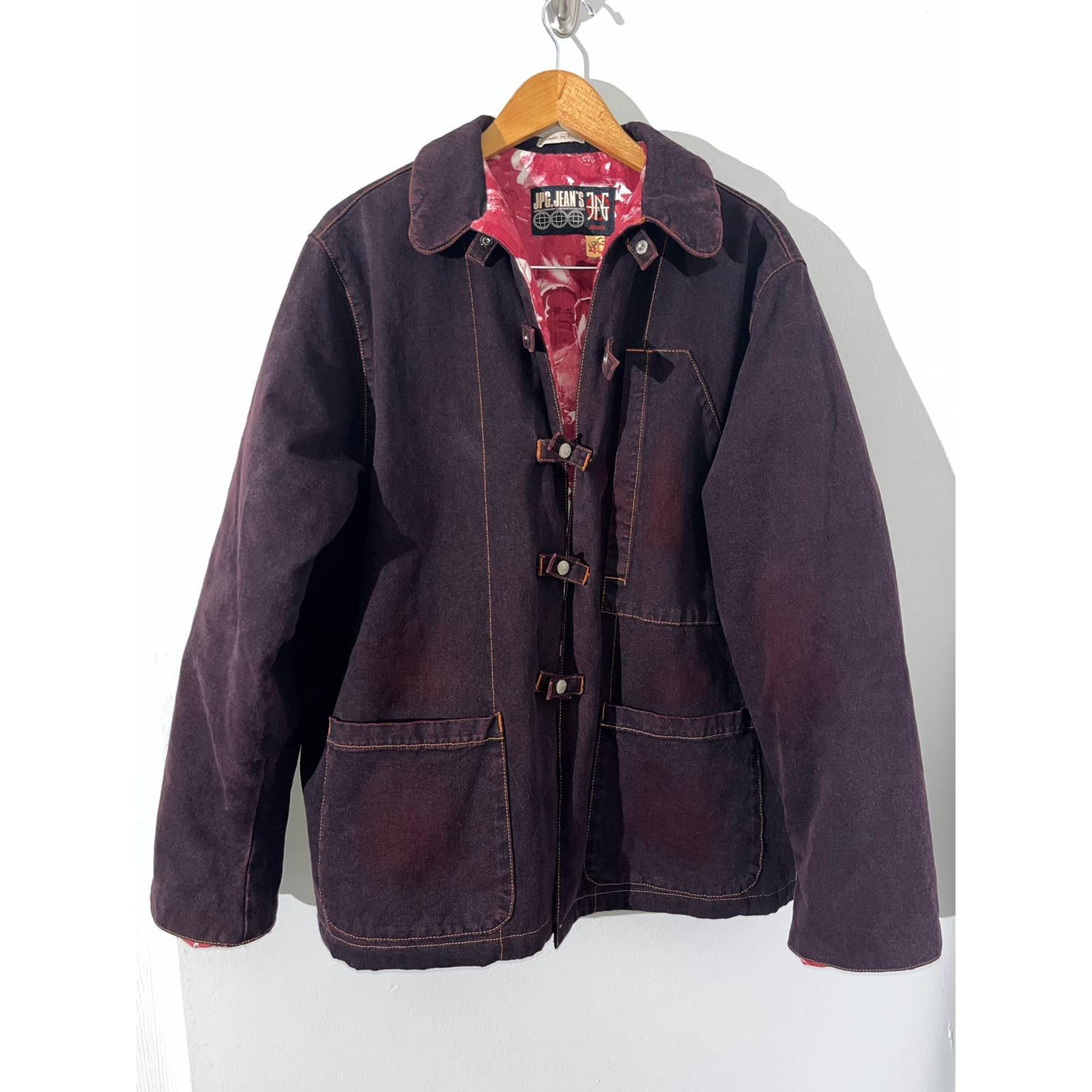 Jean Paul Gaultier RARE Reversible denim babies print jacket Size US M / EU 48-50 / 2 - 4 Thumbnail