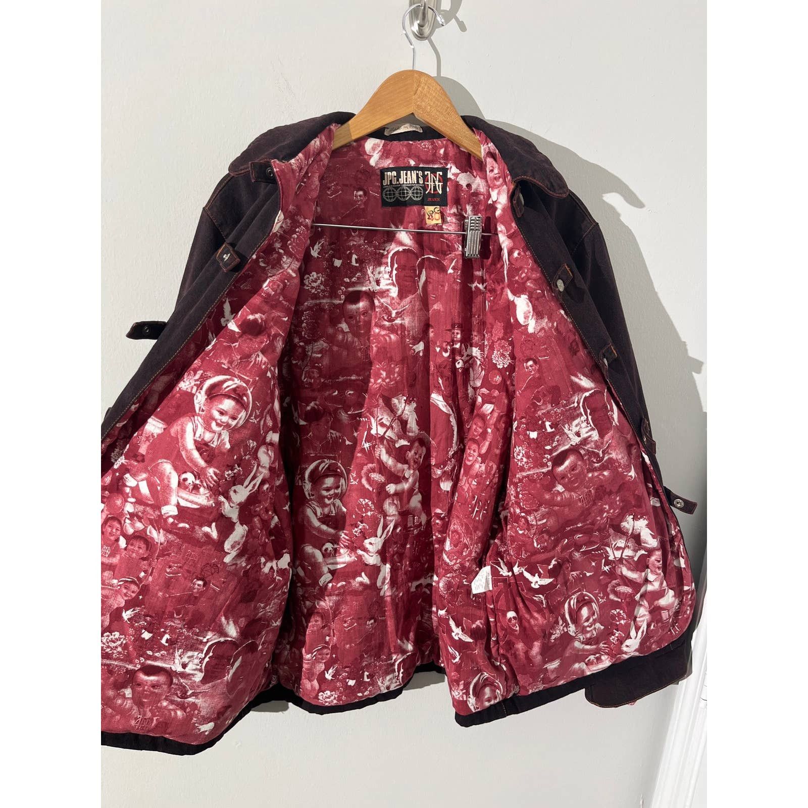 Jean Paul Gaultier RARE Reversible denim babies print jacket Size US M / EU 48-50 / 2 - 7 Thumbnail