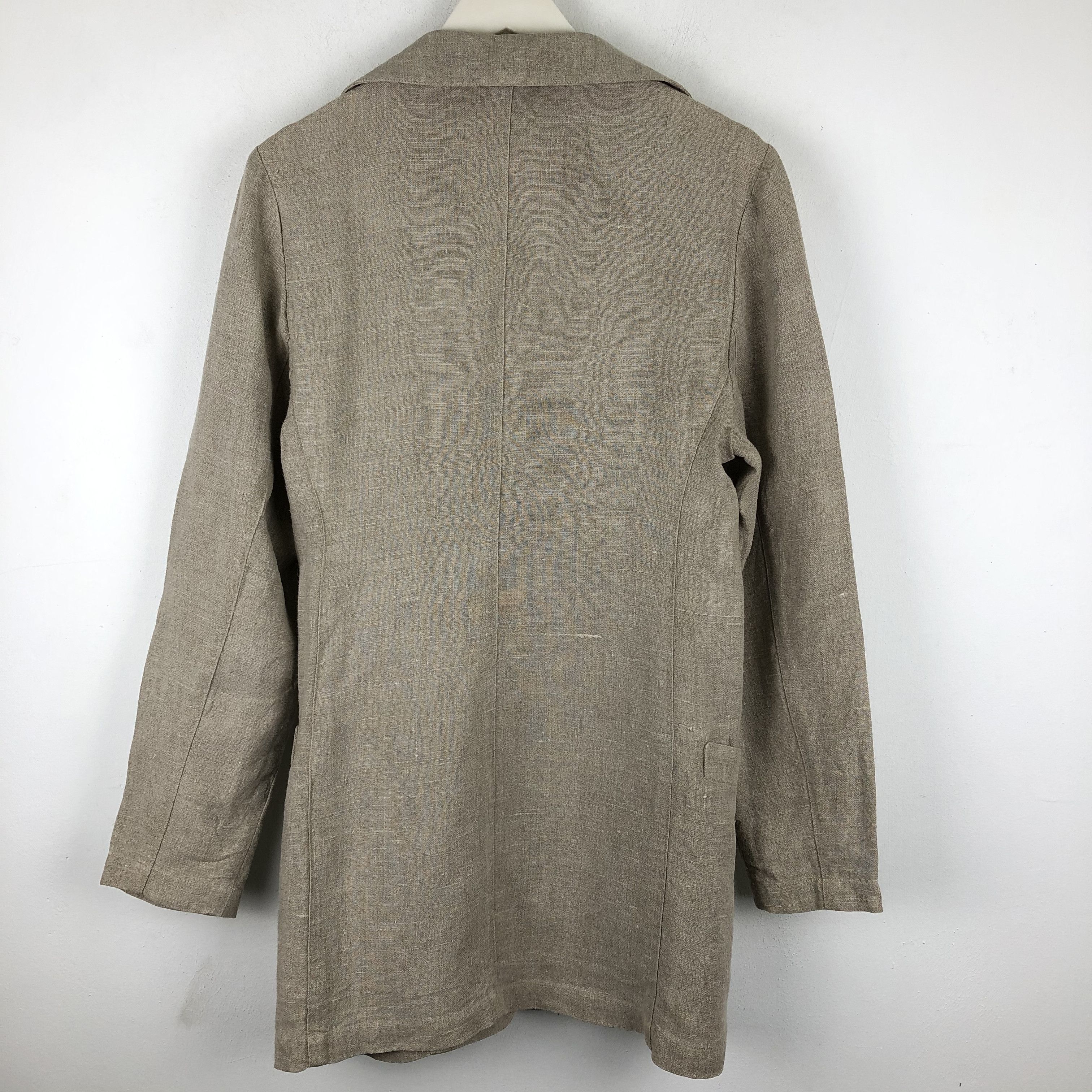Issey Miyake × Tsumori Chisato VINTAGE ICONIC ISSEY SPORT 100% HEMP BLAZER (MM) Size US S / EU 44-46 / 1 - 4 Thumbnail