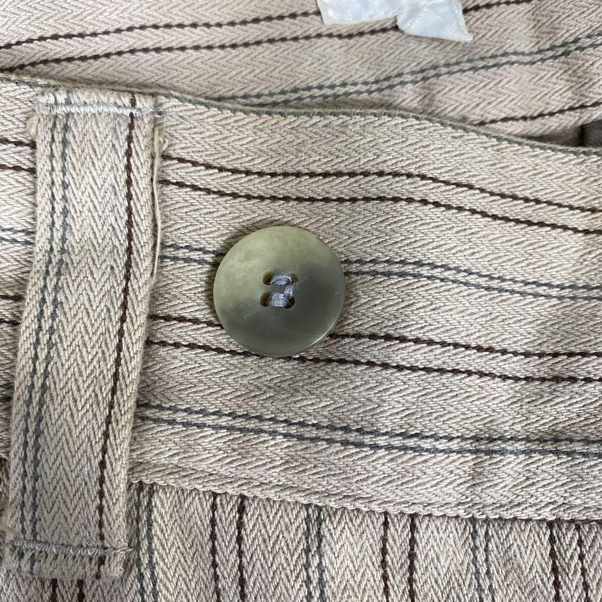 Japanese Brand CLN Japanese Brand Hickory Stripes Straight Cut Trousers Size 31" - 3 Thumbnail