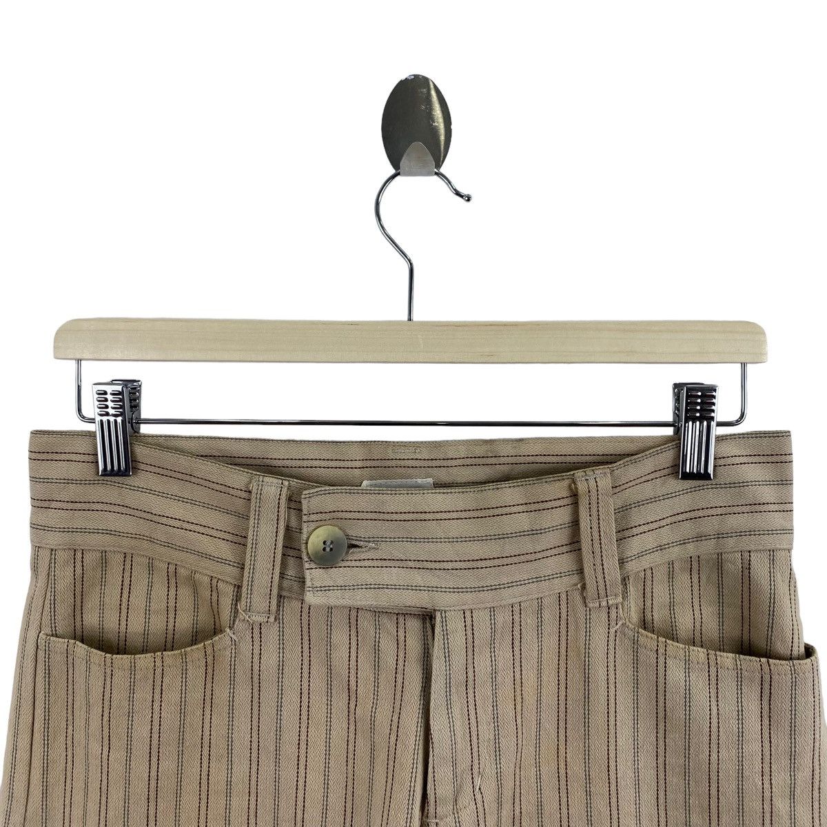 Japanese Brand CLN Japanese Brand Hickory Stripes Straight Cut Trousers Size 31" - 2 Thumbnail