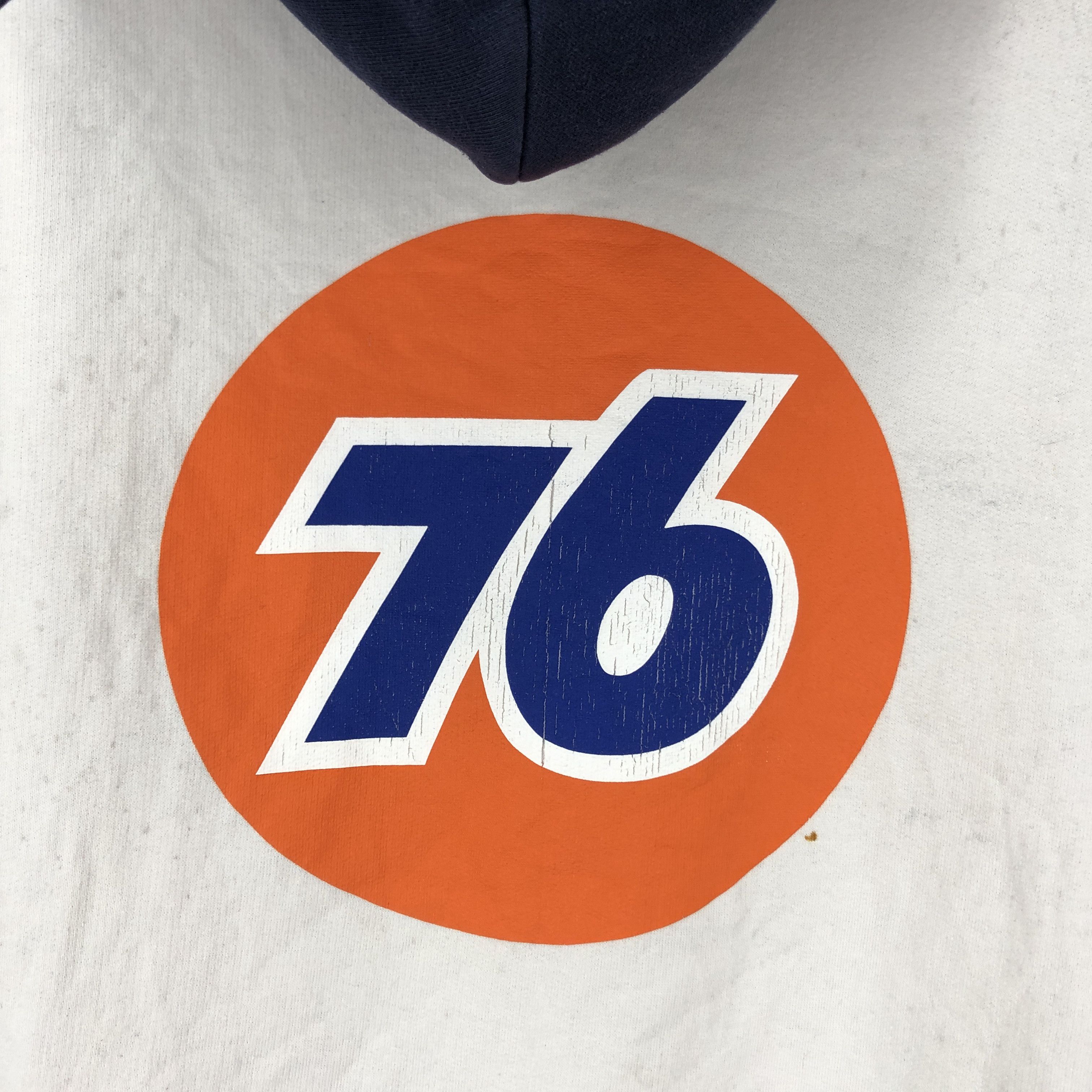 Vintage 76 LUBRICANTS Hoodie Pullover #0907/AH Size US M / EU 48-50 / 2 - 2 Thumbnail
