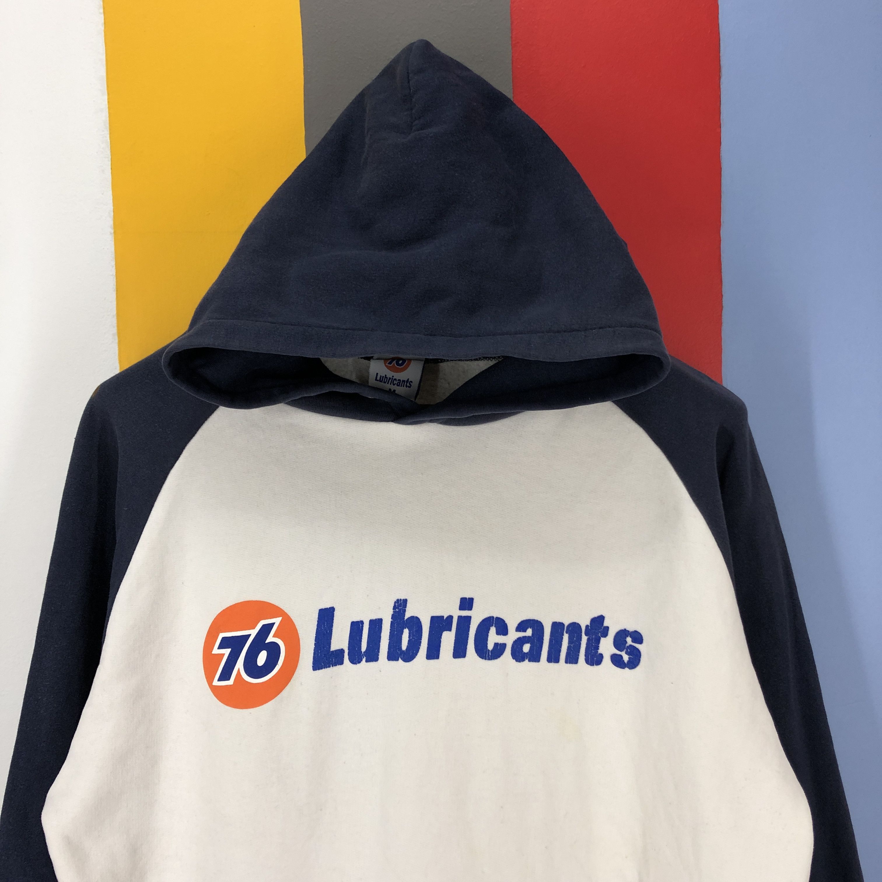 Vintage 76 LUBRICANTS Hoodie Pullover #0907/AH Size US M / EU 48-50 / 2 - 7 Thumbnail