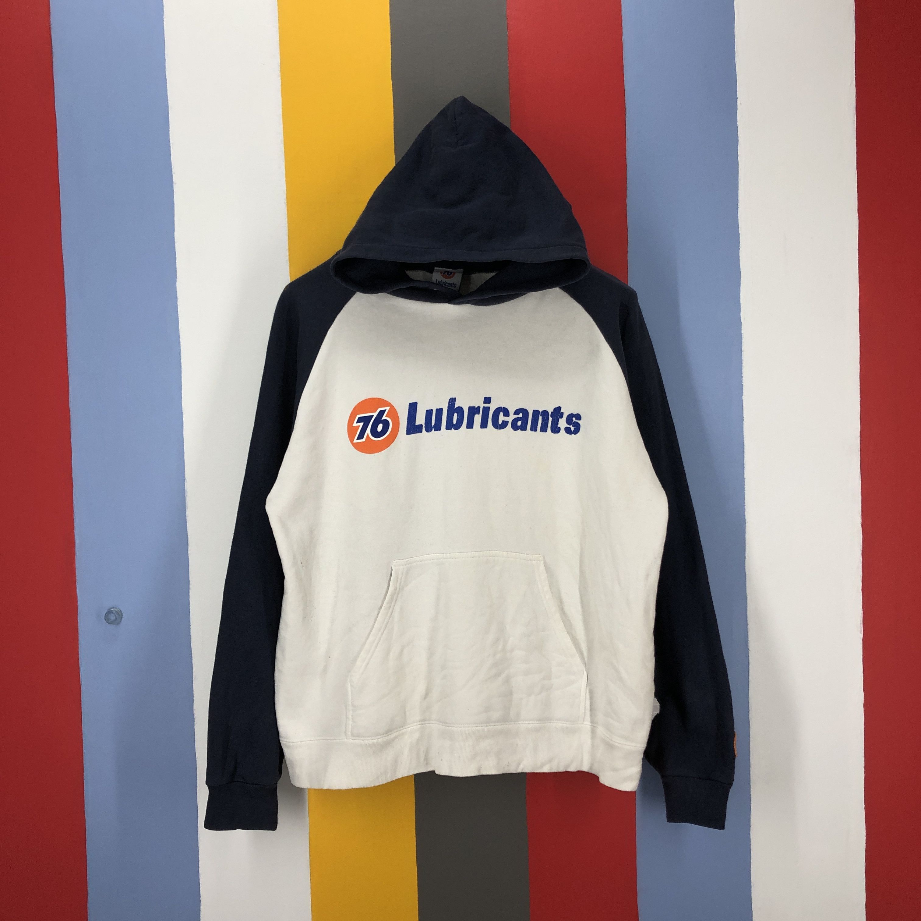 Vintage 76 LUBRICANTS Hoodie Pullover #0907/AH Size US M / EU 48-50 / 2 - 6 Thumbnail