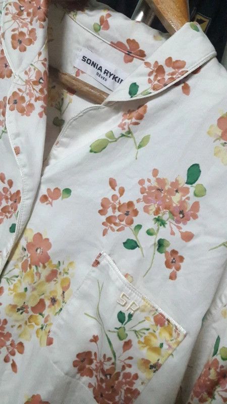 Designer × Sonia Rykiel × Vintage Vintage Sonia Rykiel reves Evening Dress Grunge Florals Size M / US 6-8 / IT 42-44 - 5 Thumbnail