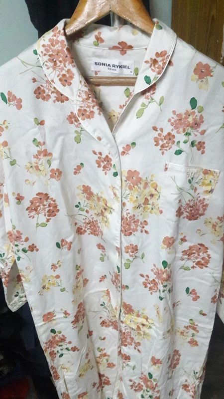 Designer × Sonia Rykiel × Vintage Vintage Sonia Rykiel reves Evening Dress Grunge Florals Size M / US 6-8 / IT 42-44 - 2 Thumbnail