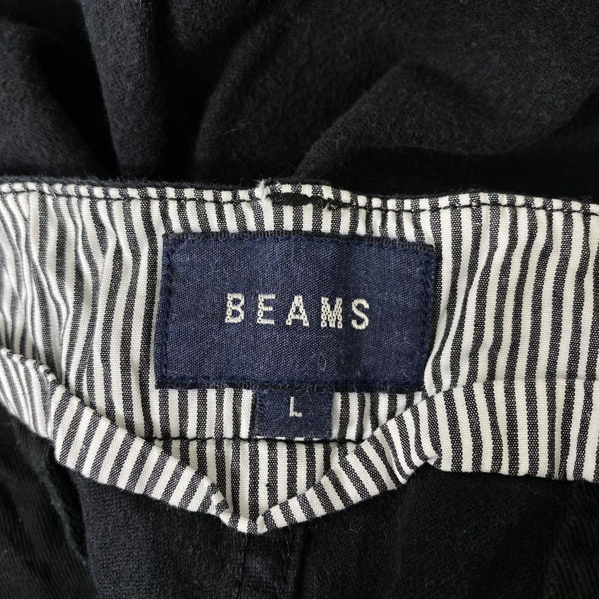 Beams Plus × Japanese Brand BEAMS Japanese Brand Black Slim Fit Casual Trousers Pant Size US 33 - 3 Thumbnail