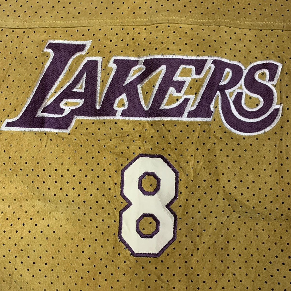 Champion 🔥Kobe Bryant 8 Lakers Champion Suede Jersey Size US XXL / EU 58 / 5 - 7 Thumbnail