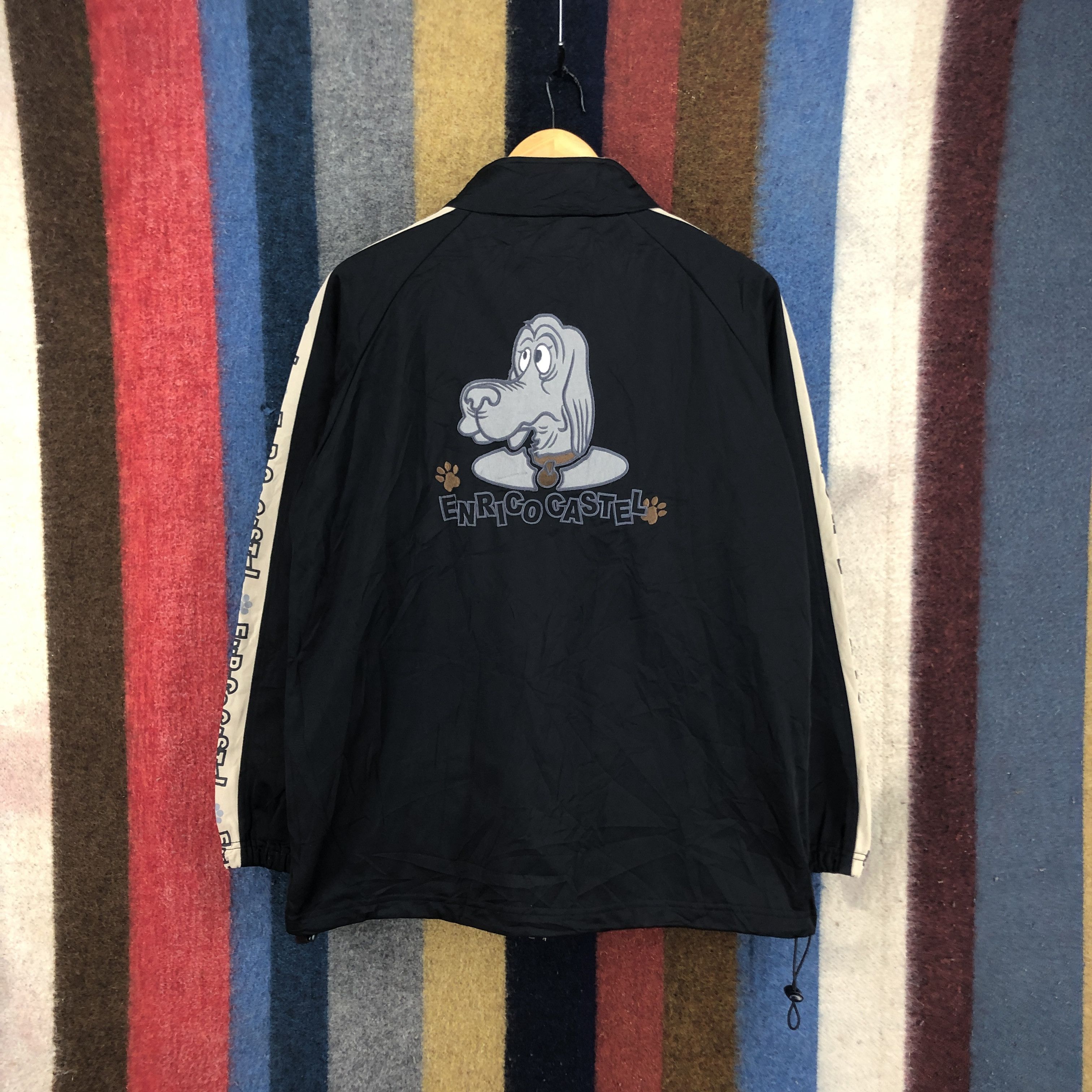 Other ENRICO CASTEL ITALY Track Jacket Side Tape #0482/T Size US L / EU 52-54 / 3 - 1 Thumbnail