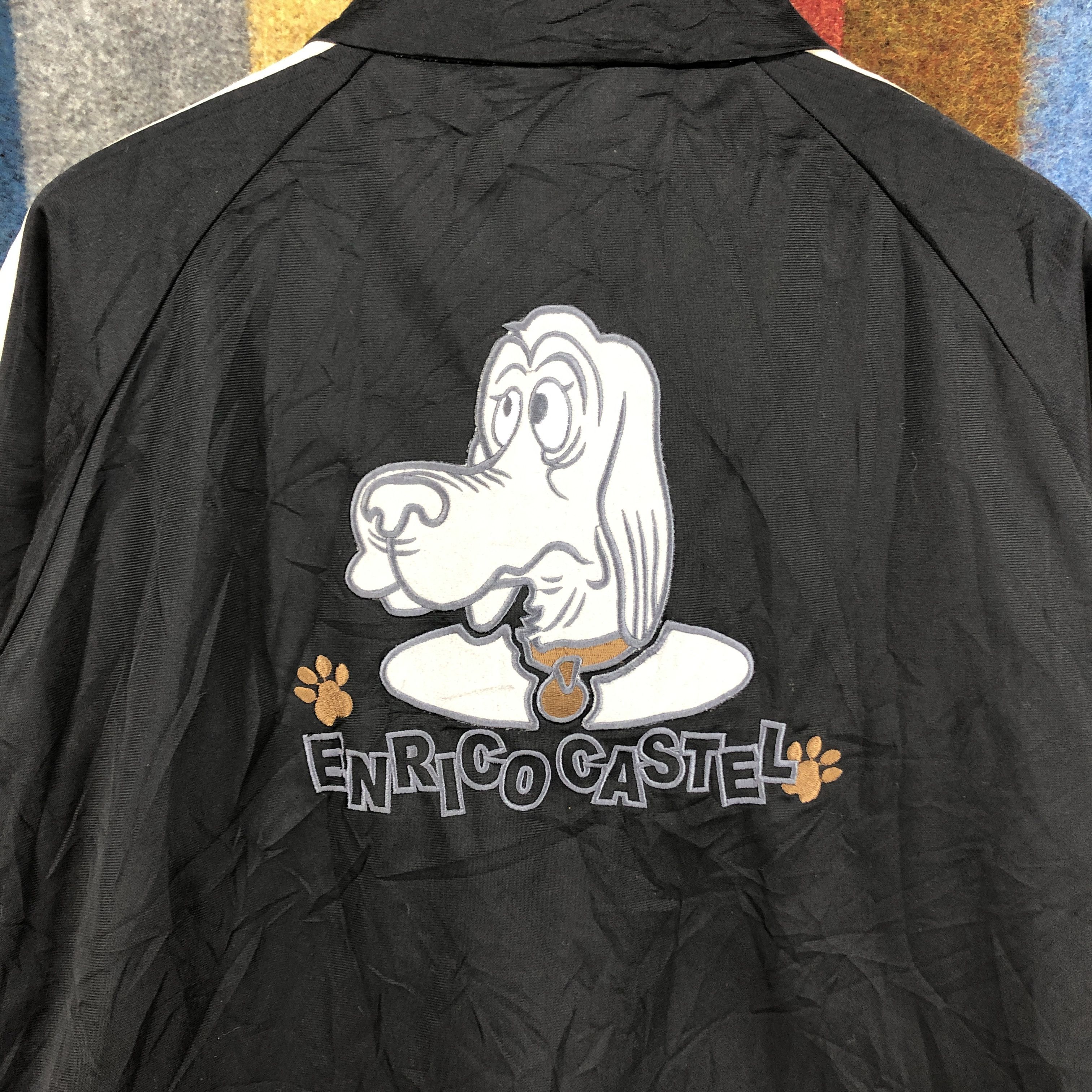 Other ENRICO CASTEL ITALY Track Jacket Side Tape #0482/T Size US L / EU 52-54 / 3 - 2 Thumbnail