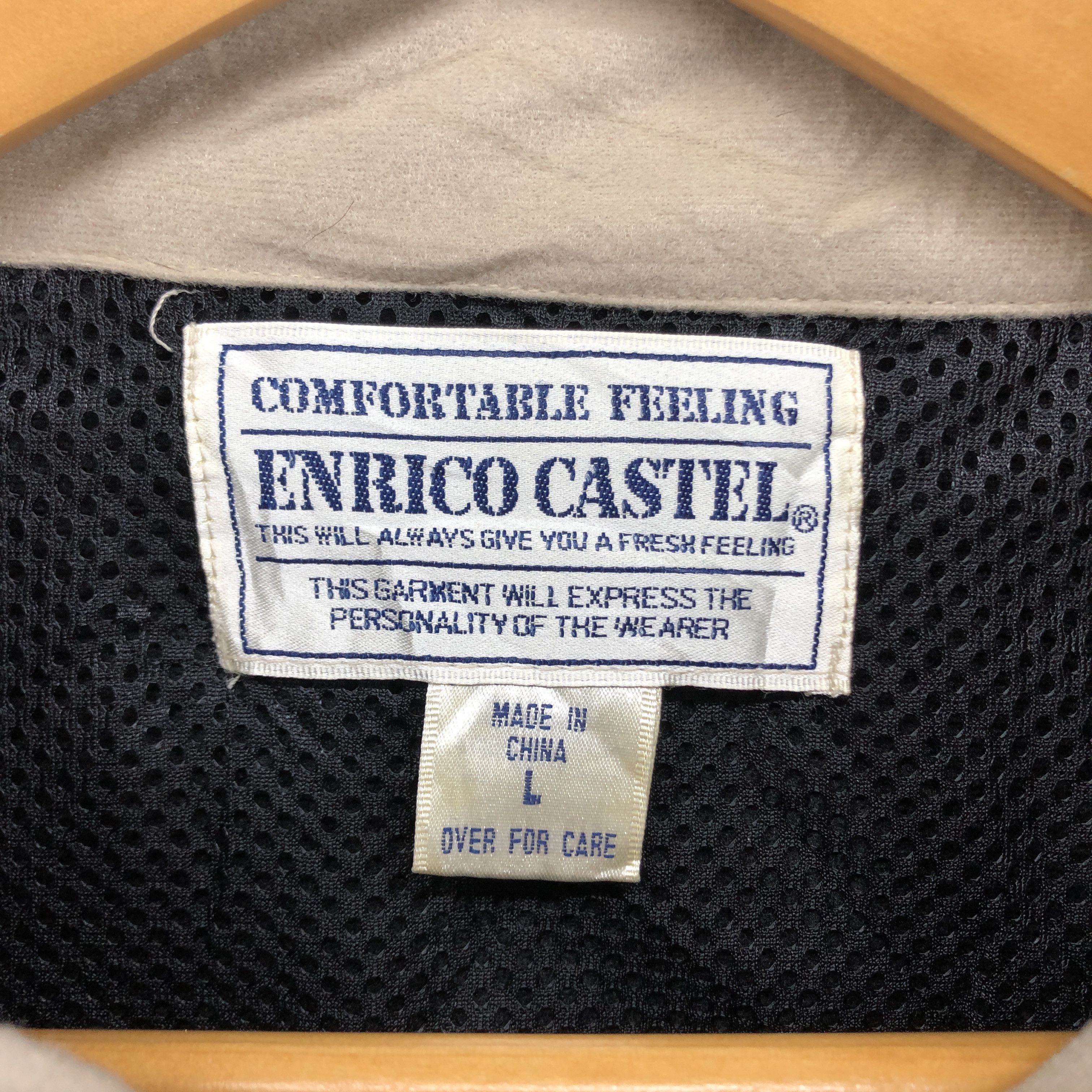 Other ENRICO CASTEL ITALY Track Jacket Side Tape #0482/T Size US L / EU 52-54 / 3 - 7 Thumbnail