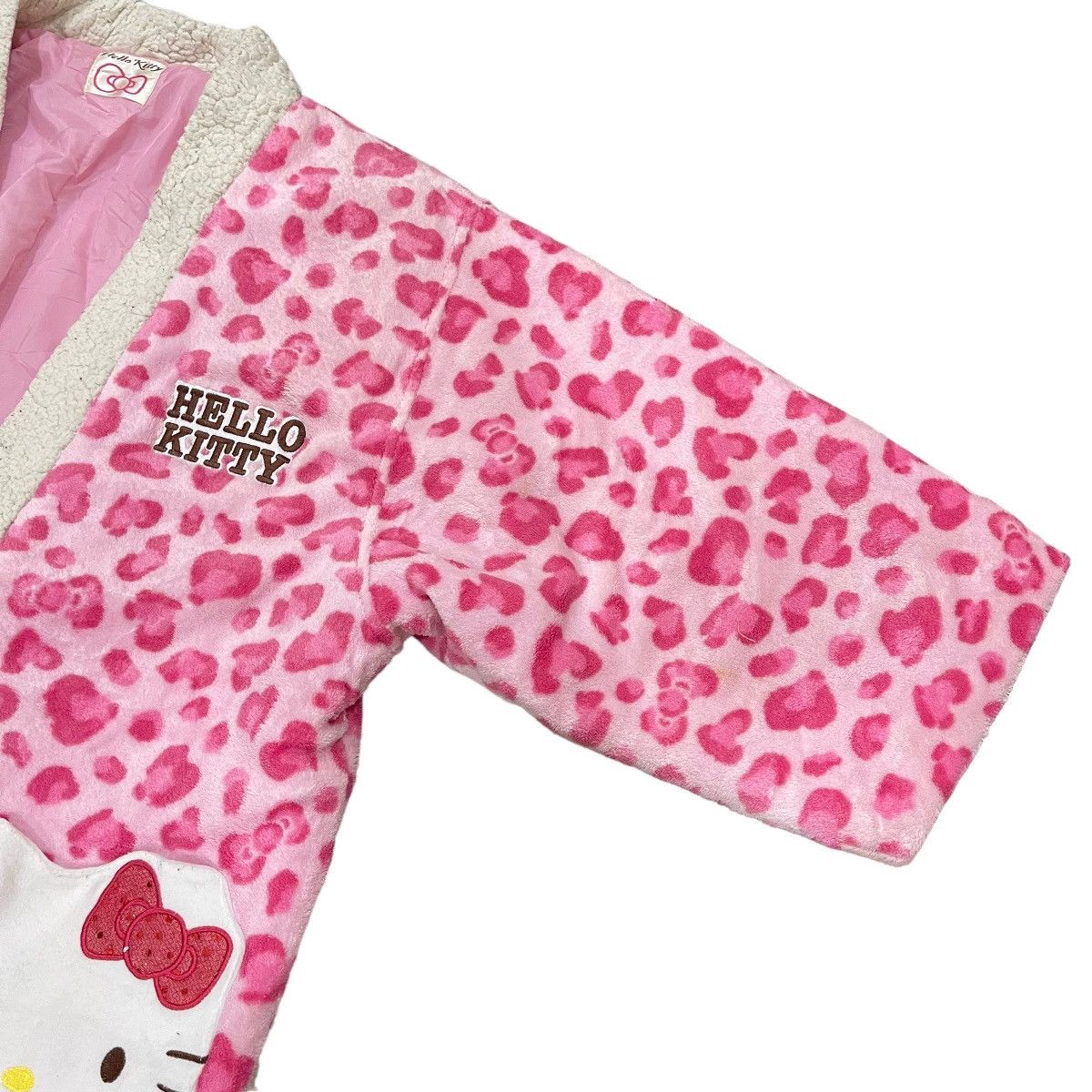 Cartoon Network ‼️RARE‼️Vintage Hello Kitty Kimono Style Japanese Jacket Size L / US 10 / IT 46 - 3 Thumbnail