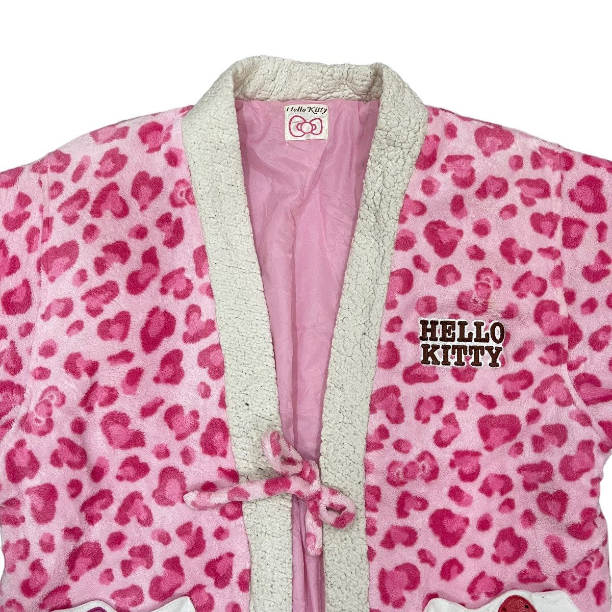 Cartoon Network ‼️RARE‼️Vintage Hello Kitty Kimono Style Japanese Jacket Size L / US 10 / IT 46 - 2 Thumbnail