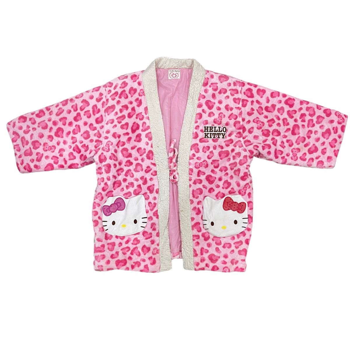 Cartoon Network ‼️RARE‼️Vintage Hello Kitty Kimono Style Japanese Jacket Size L / US 10 / IT 46 - 1 Thumbnail
