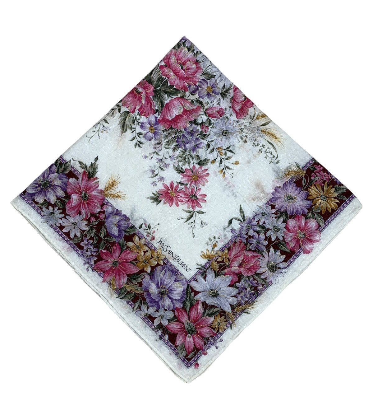 Yves Saint Laurent Yves Saint Laurent Handkerchief Pocketsquares Size ONE SIZE - 1 Thumbnail