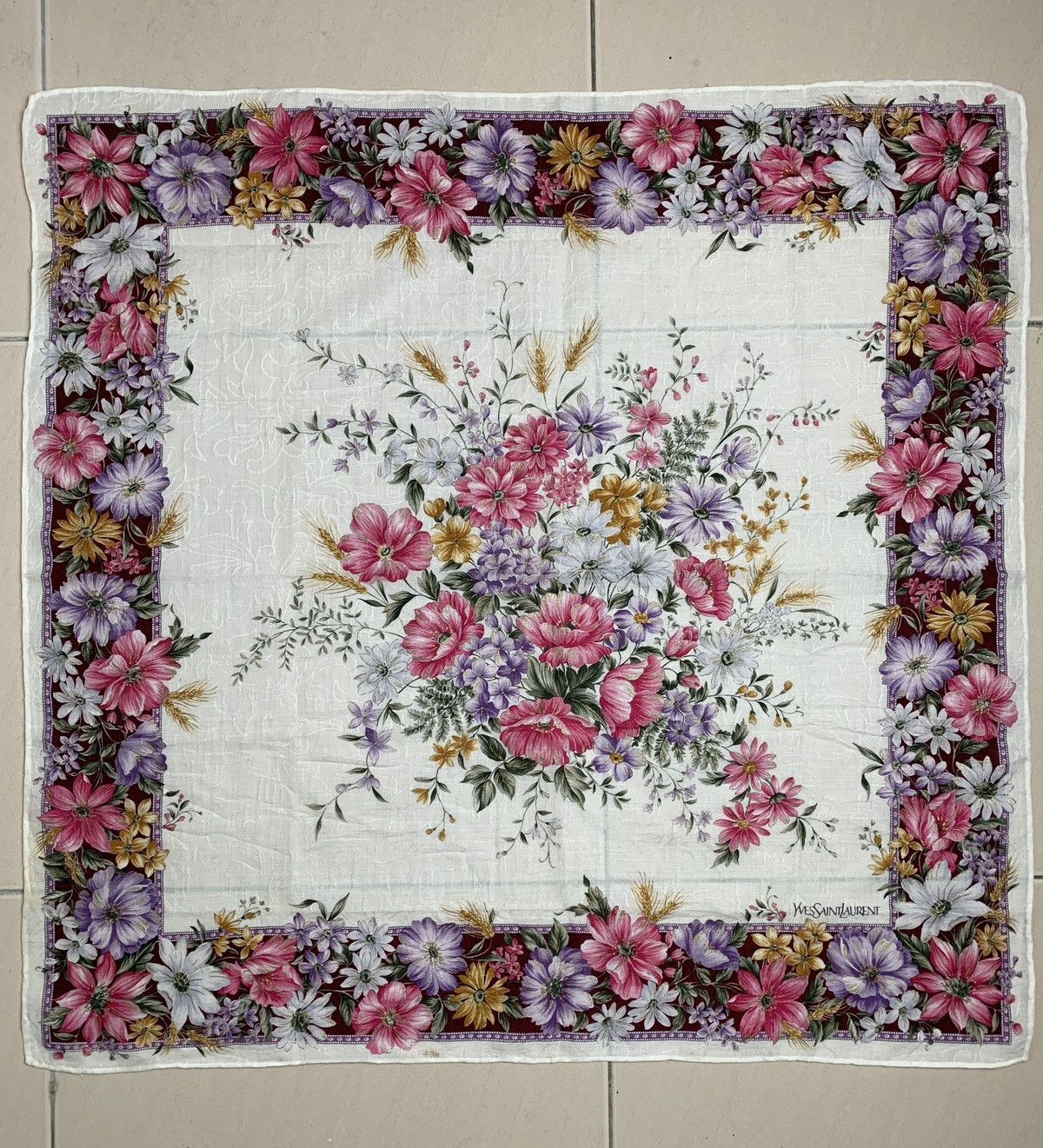 Yves Saint Laurent Yves Saint Laurent Handkerchief Pocketsquares Size ONE SIZE - 3 Thumbnail